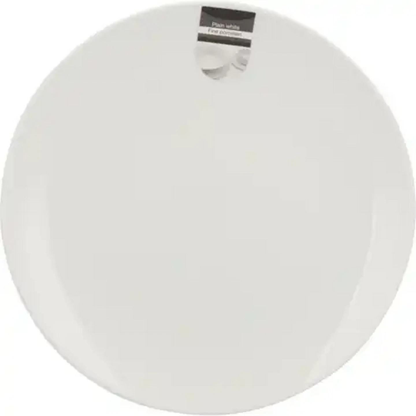Image of White Plain Side Plate 19.3cm