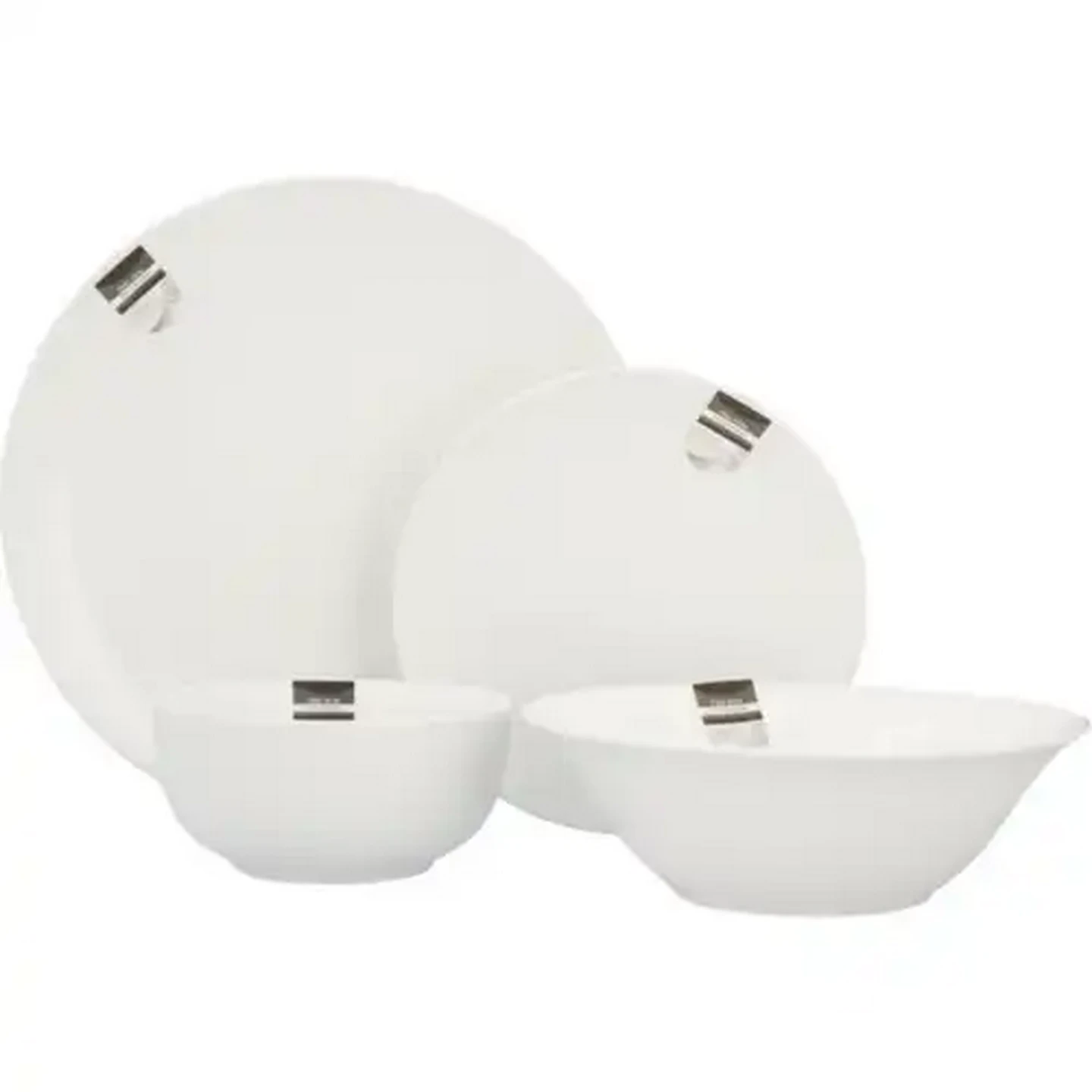Image of White Plain Side Plate 19.3cm