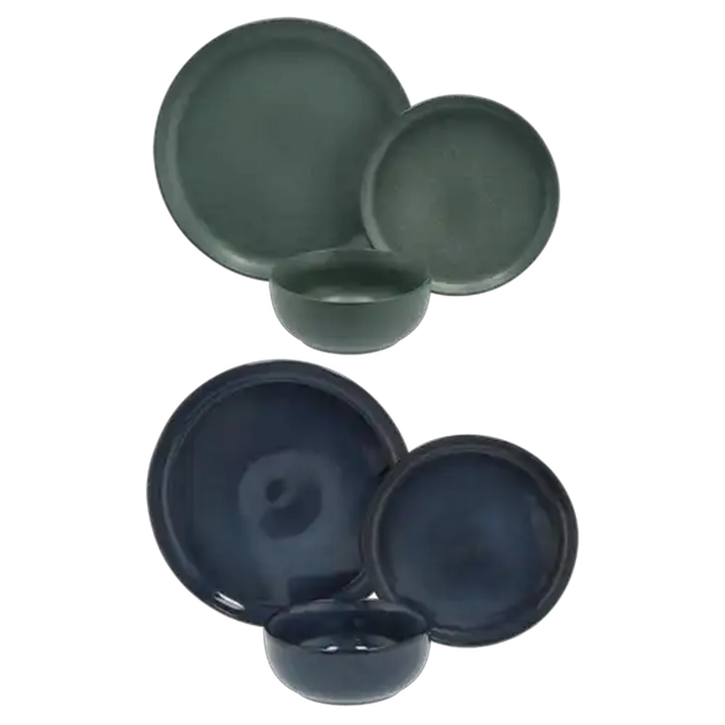 Image of Orbit Stoneware Dinner Set 12-Piece (Colour May Vary)