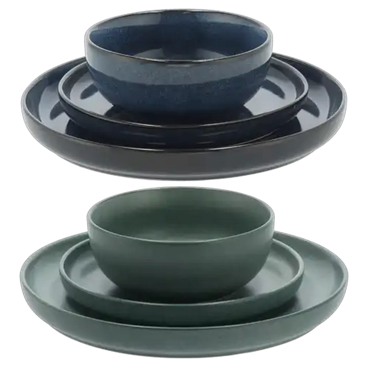 Image of Orbit Stoneware Dinner Set 12-Piece (Colour May Vary)