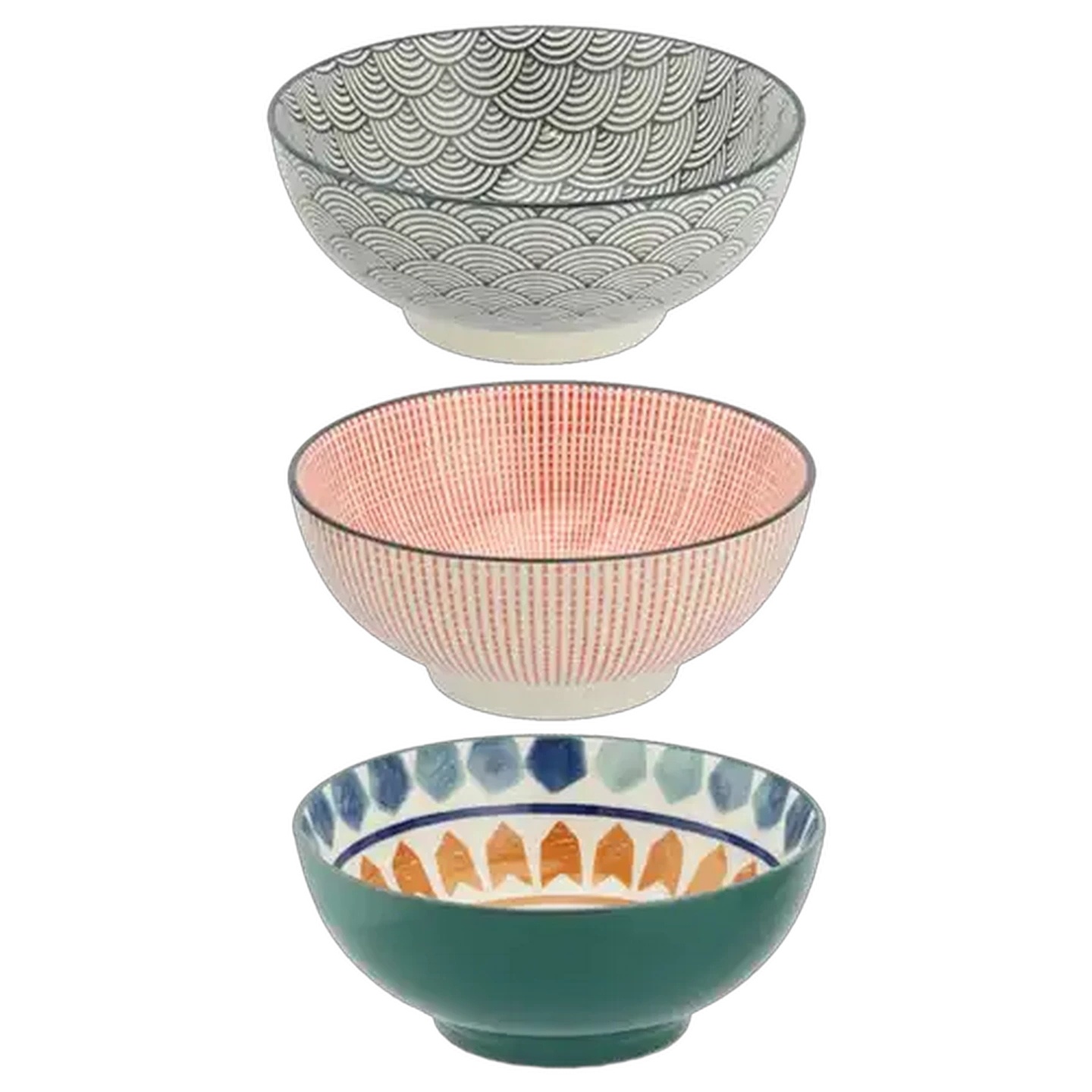 Image of Mix Pad Print Salad Bowl 20cm (Design May Vary)