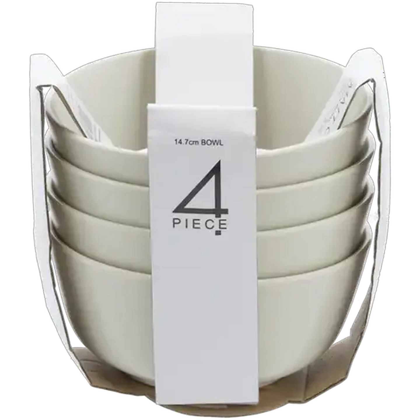 Image of Matte Cream Bowls 14.7cm 4-Pack