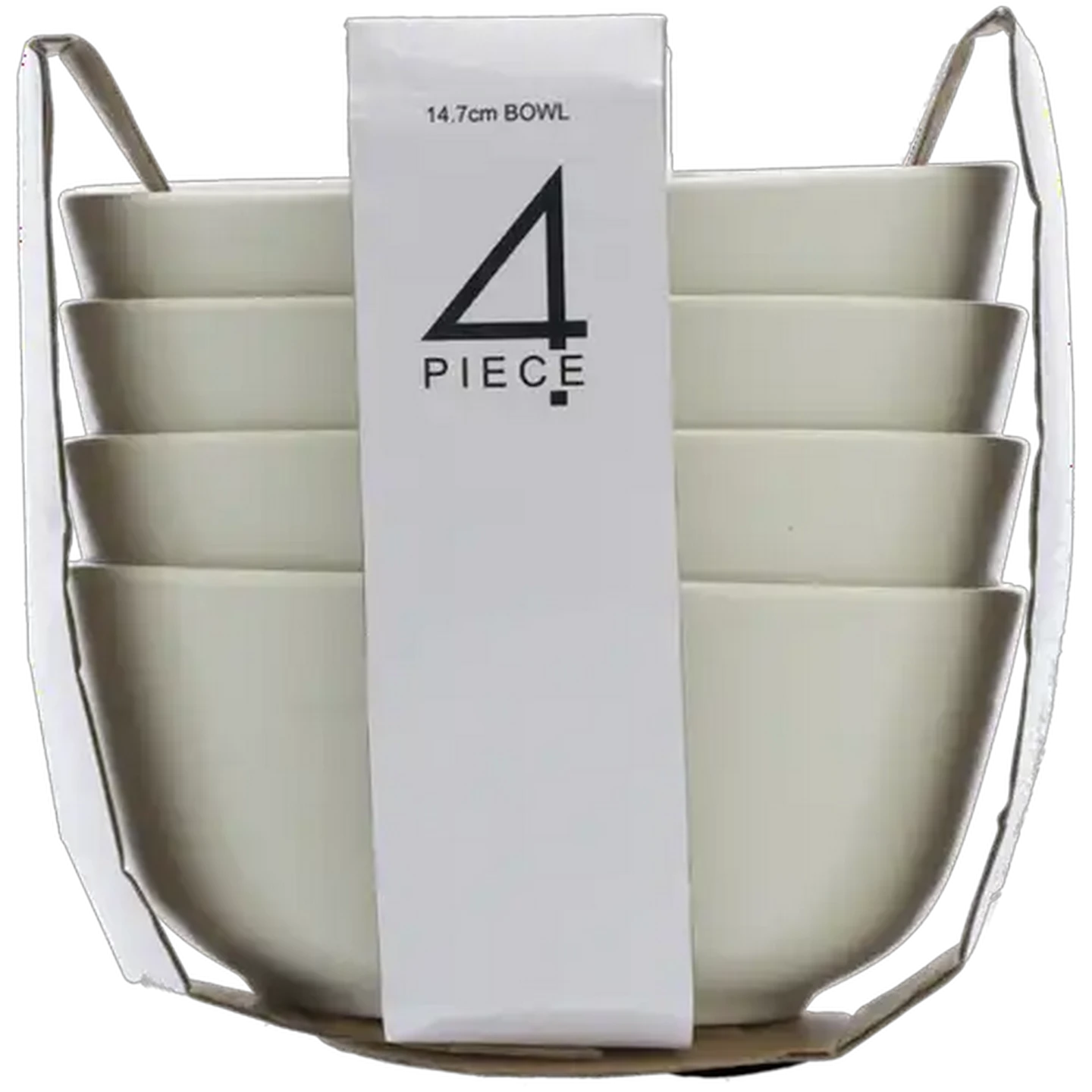Image of Matte Cream Bowls 14.7cm 4-Pack