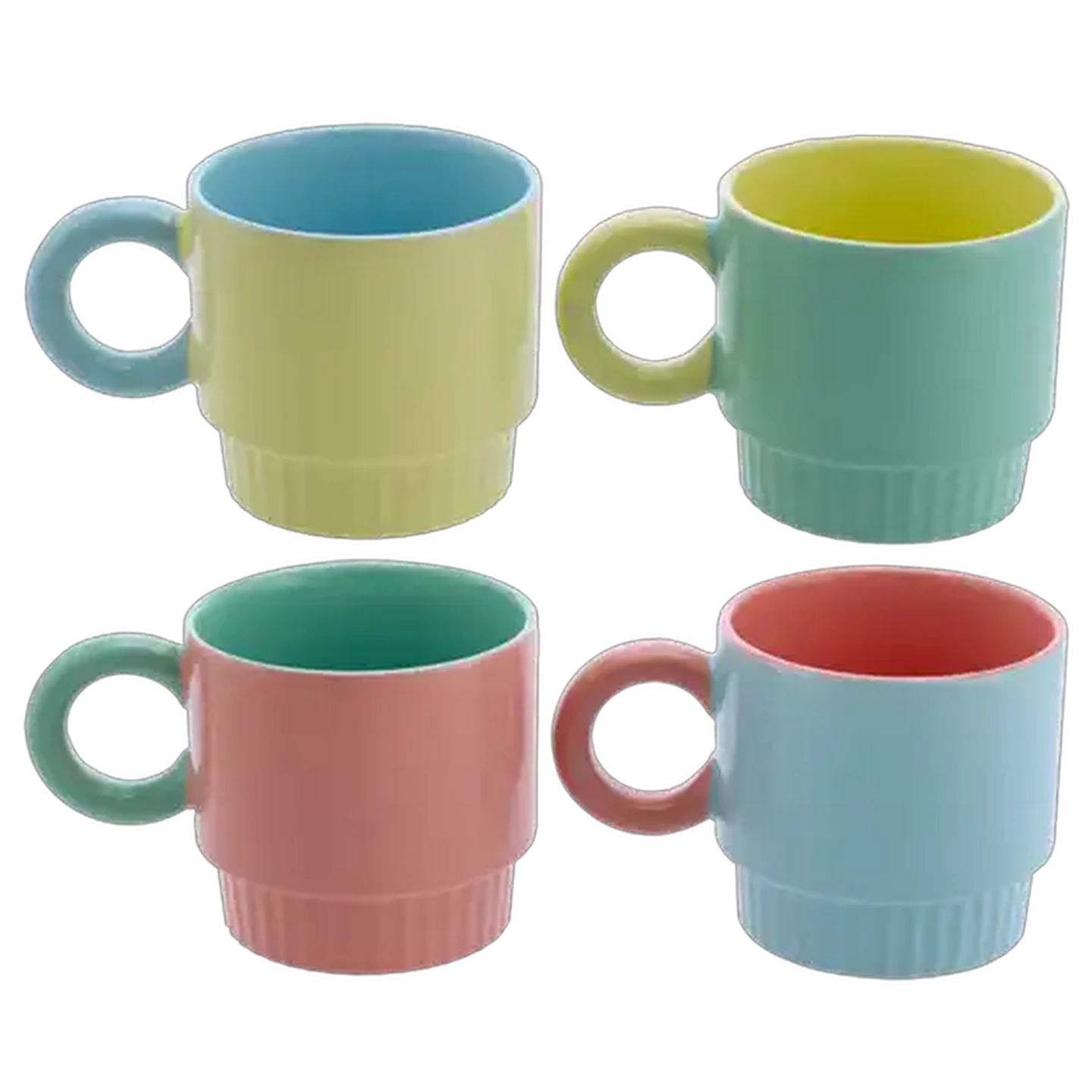Image of 2 Tone Candy Coffee Mug 420ml (Colour May Vary)