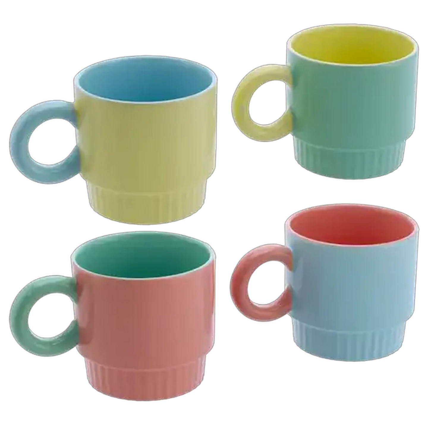 Image of 2 Tone Candy Coffee Mug 420ml (Colour May Vary)