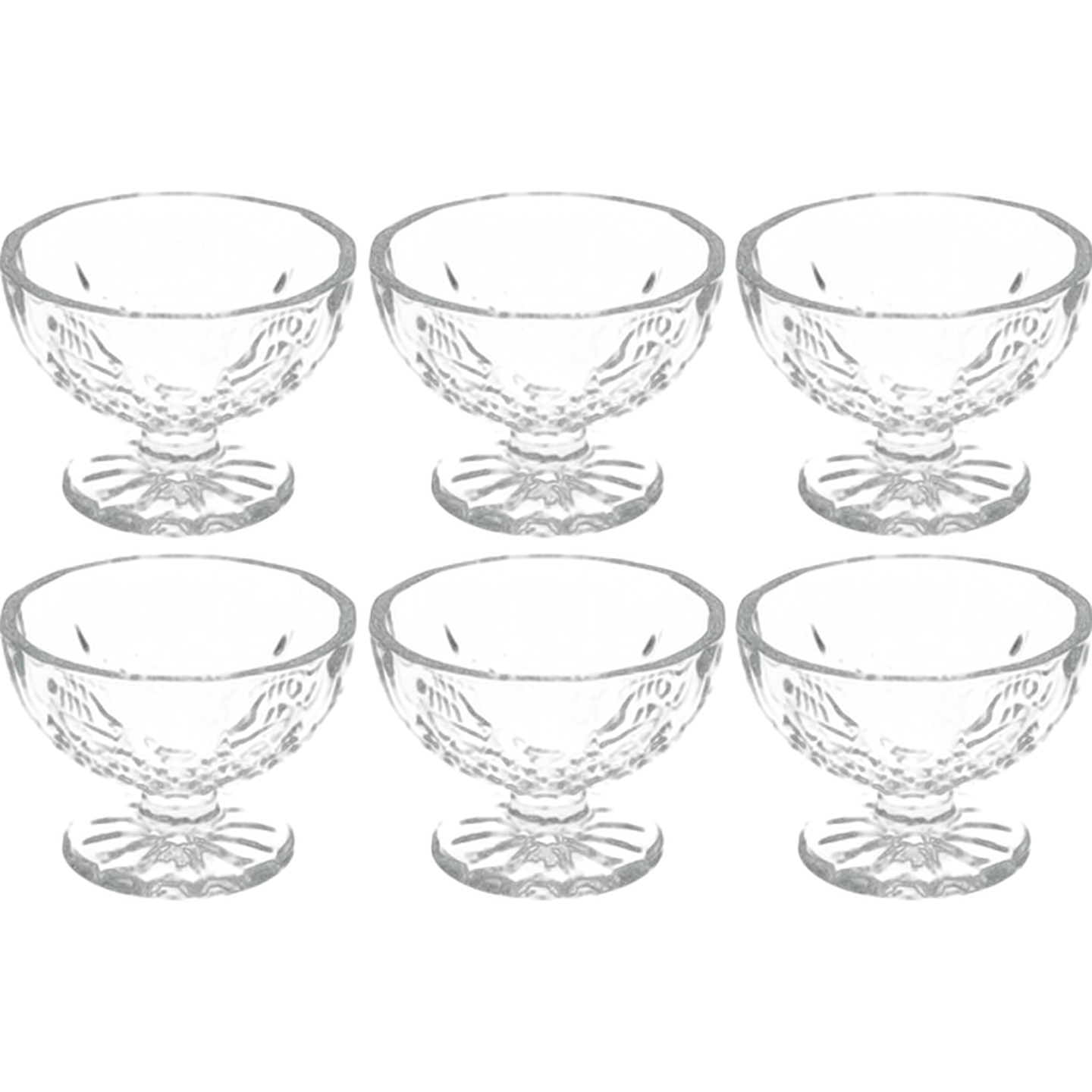Image of Renaissance Collection Dessert Glass Bowl Set 230ml 6-Piece