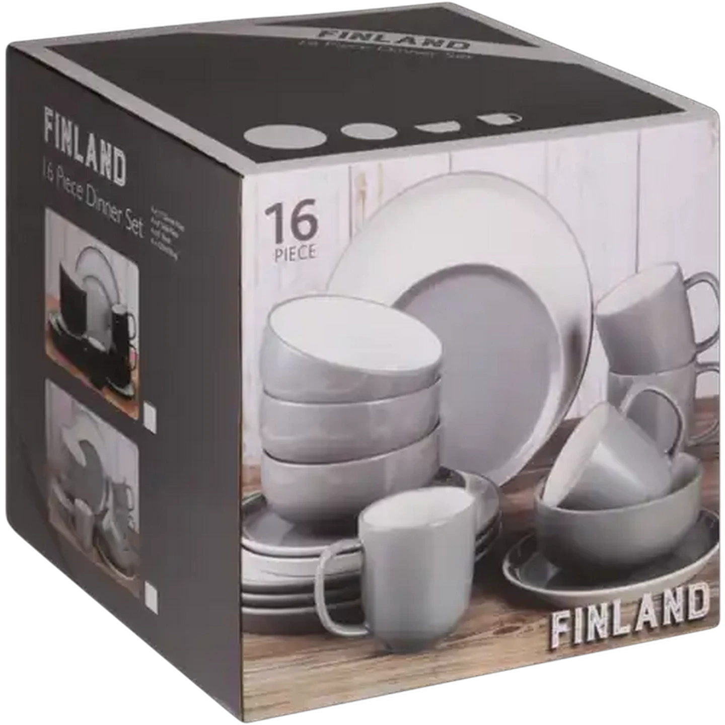 Image of Finland Dinner Set 16 Piece (Colour May Vary)