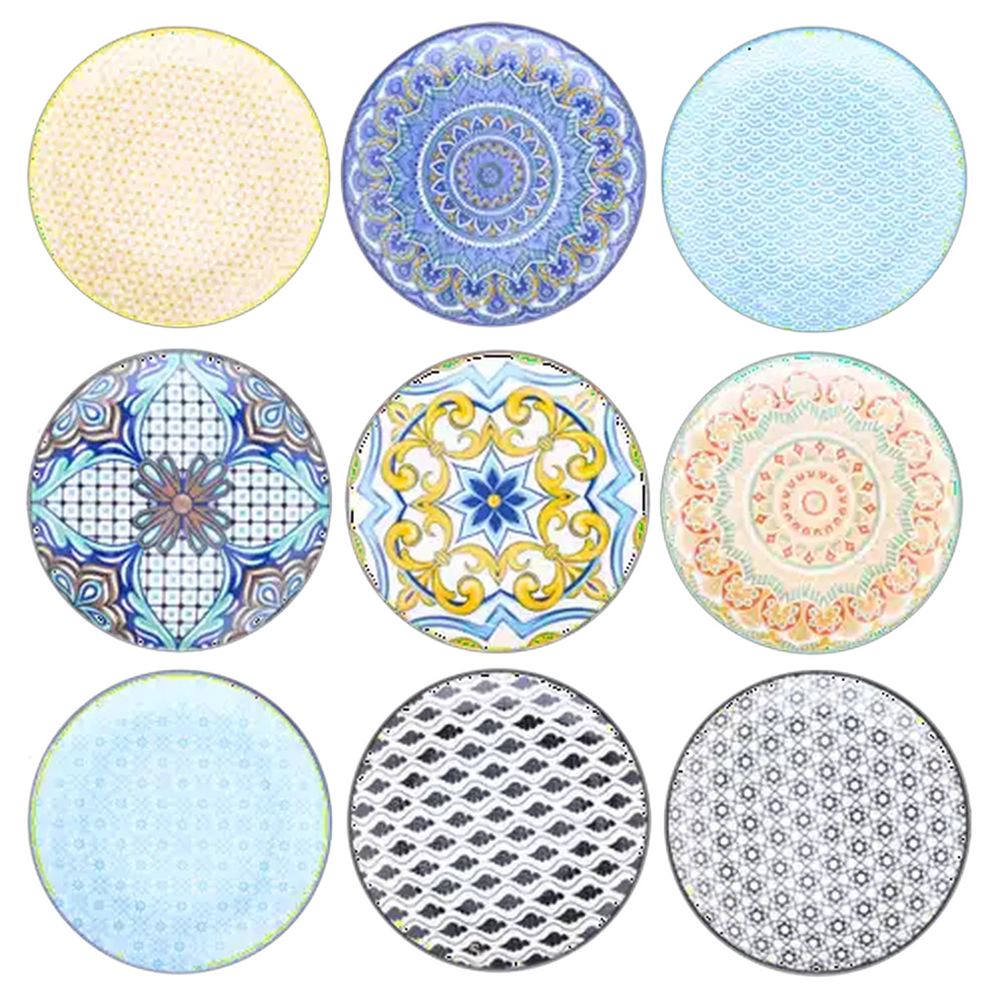 Image of Mix Pad Dinner Plate 26cm (Design May Vary)