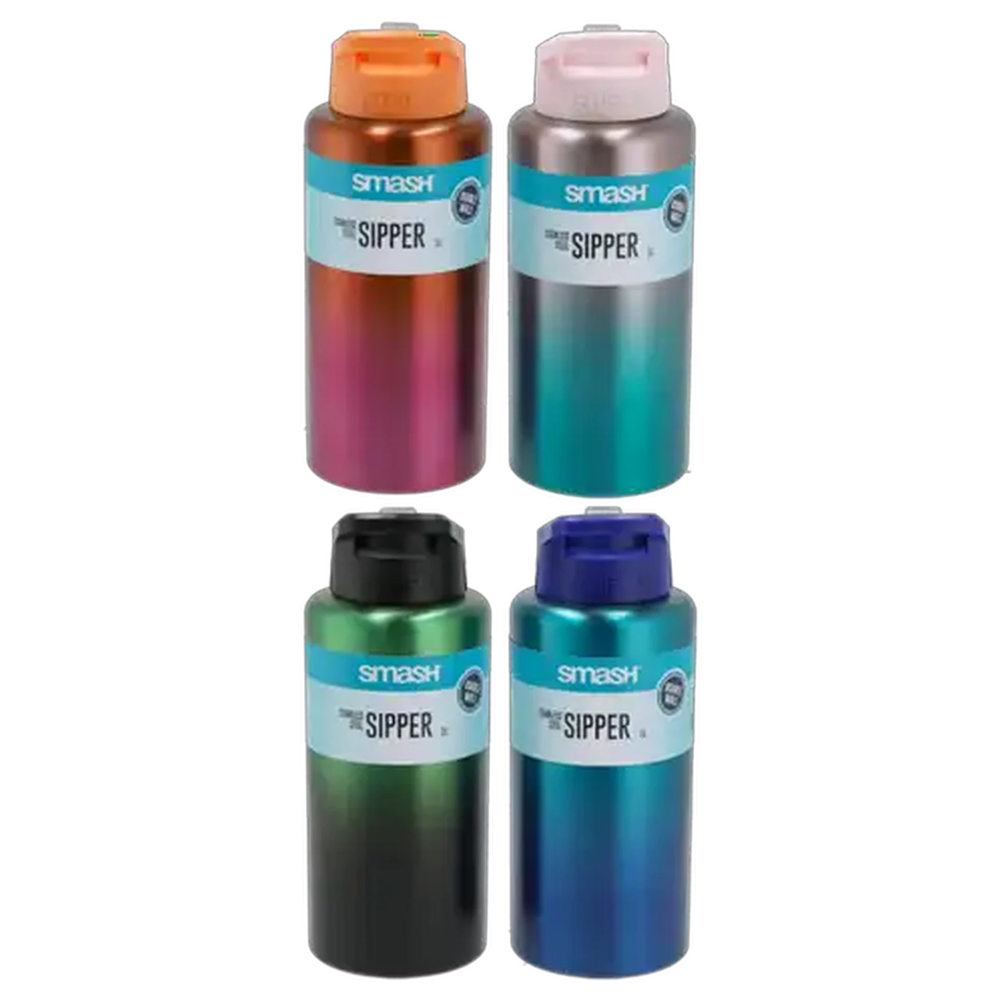 Image of Smash Stainless Steel Thermal Double Wall Sipper Bottle 1L (Colour May Vary)