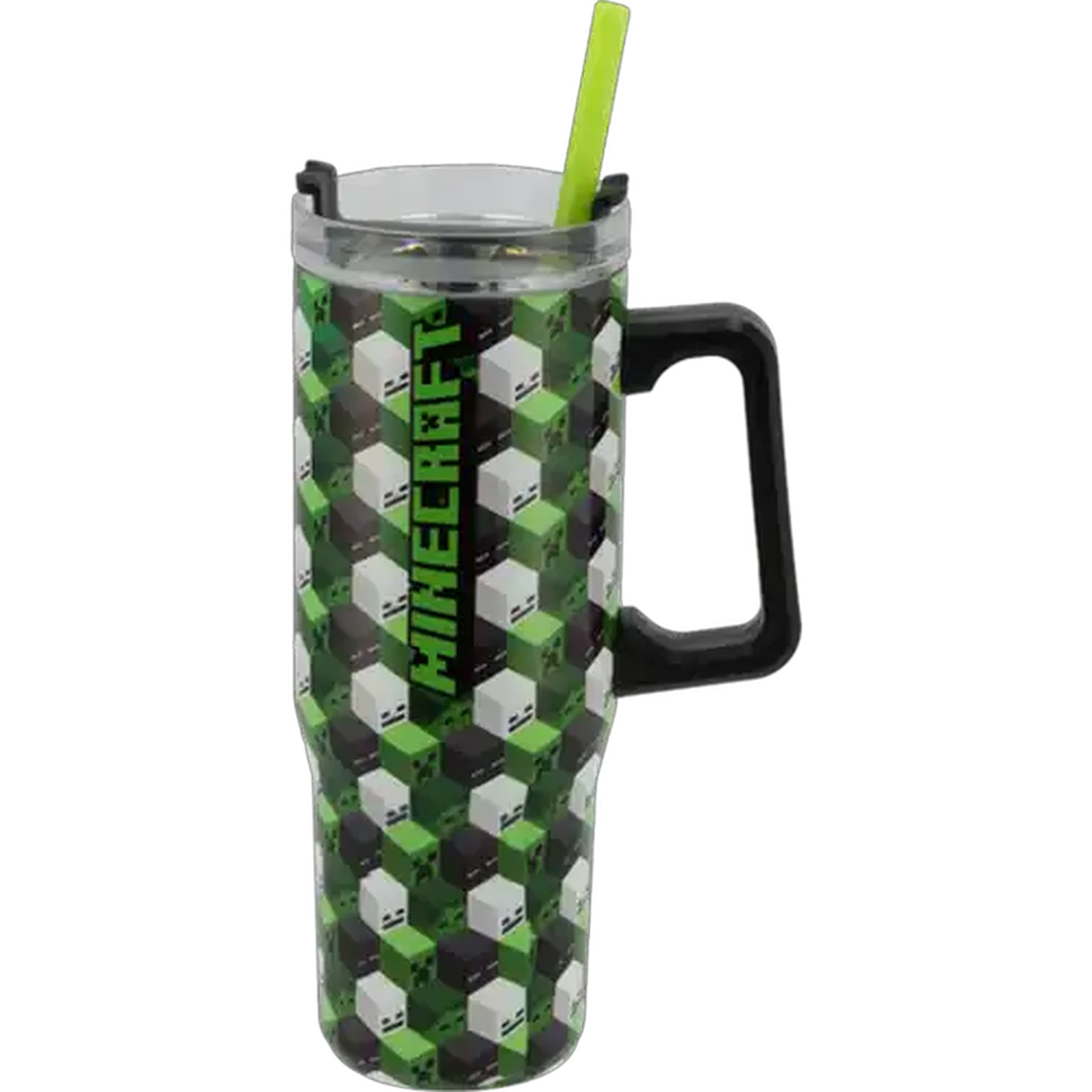Image of Minecraft Stainless Steel with Straw Travel Mug 940ml