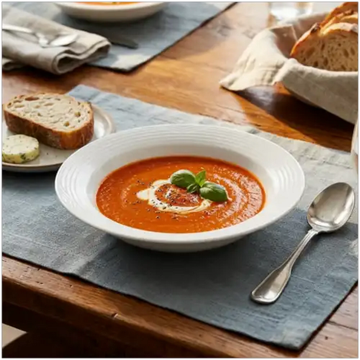 Image of Noritake Arctic White Soup Bowl 19cm