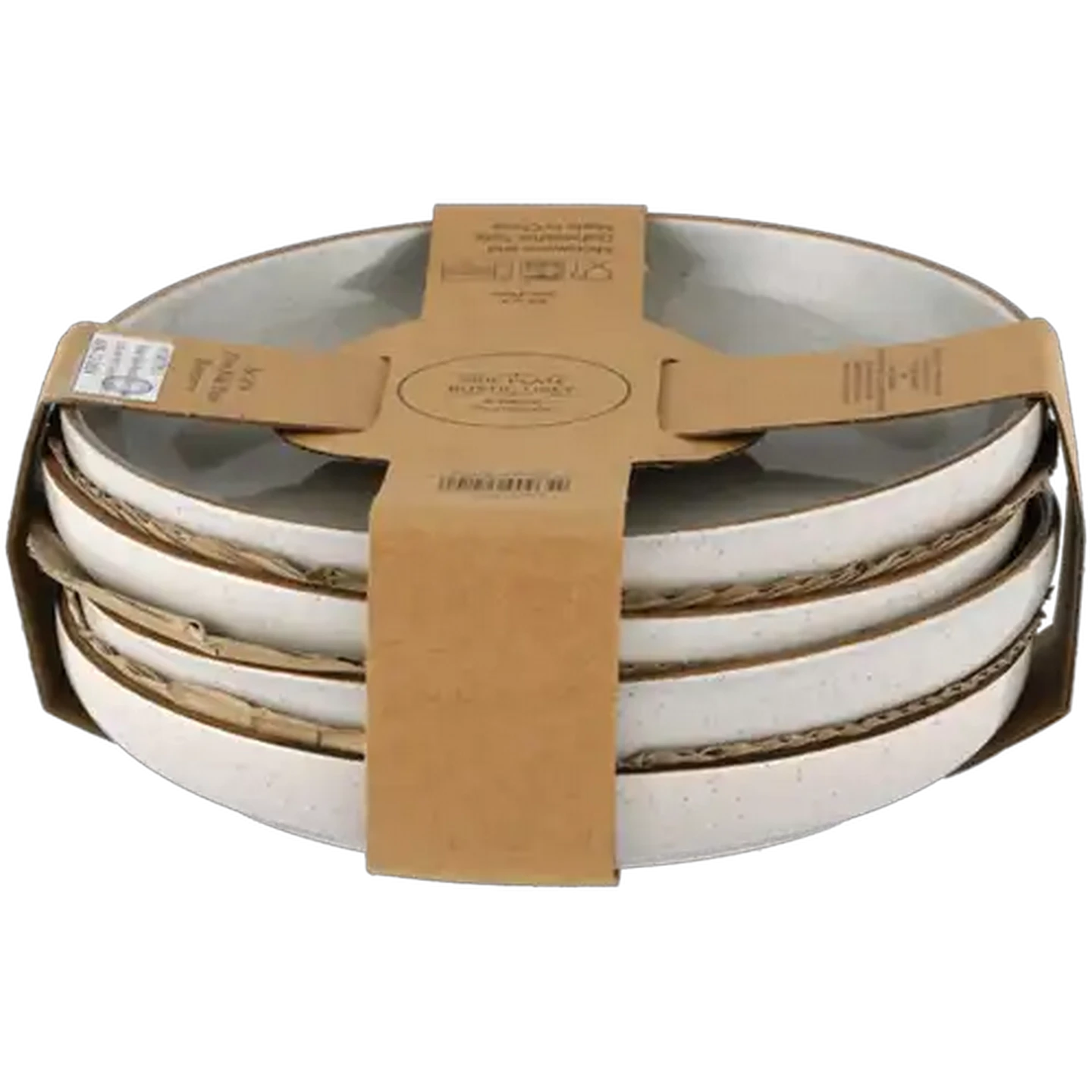 Image of Stoneware Rustic Grey Side Plates 4-Pack