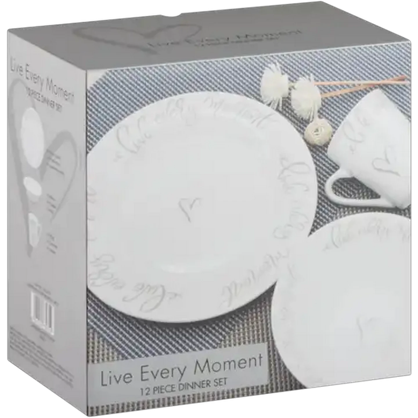 Image of Live Every Moment Dinner Set 12 Piece