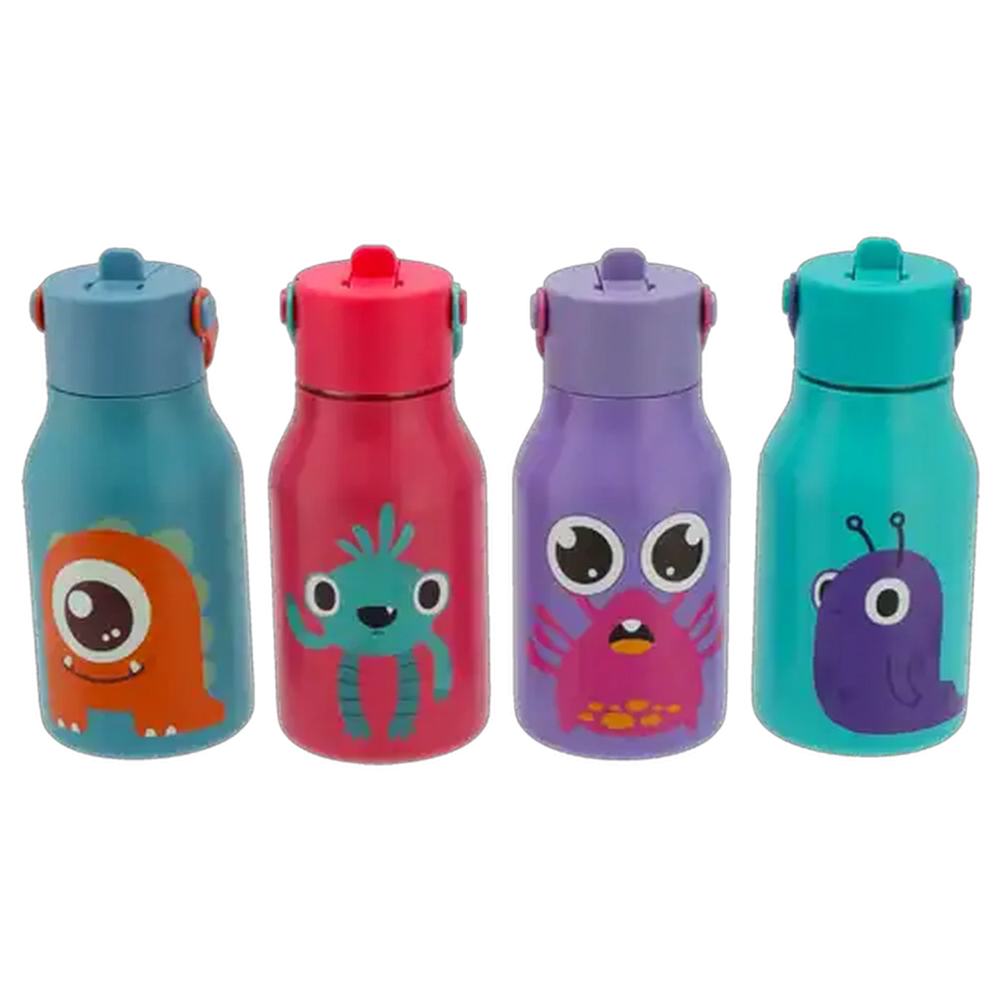 Image of Bold Kids Stainless Steel Bottle with Straw 400ml (Design May Vary)