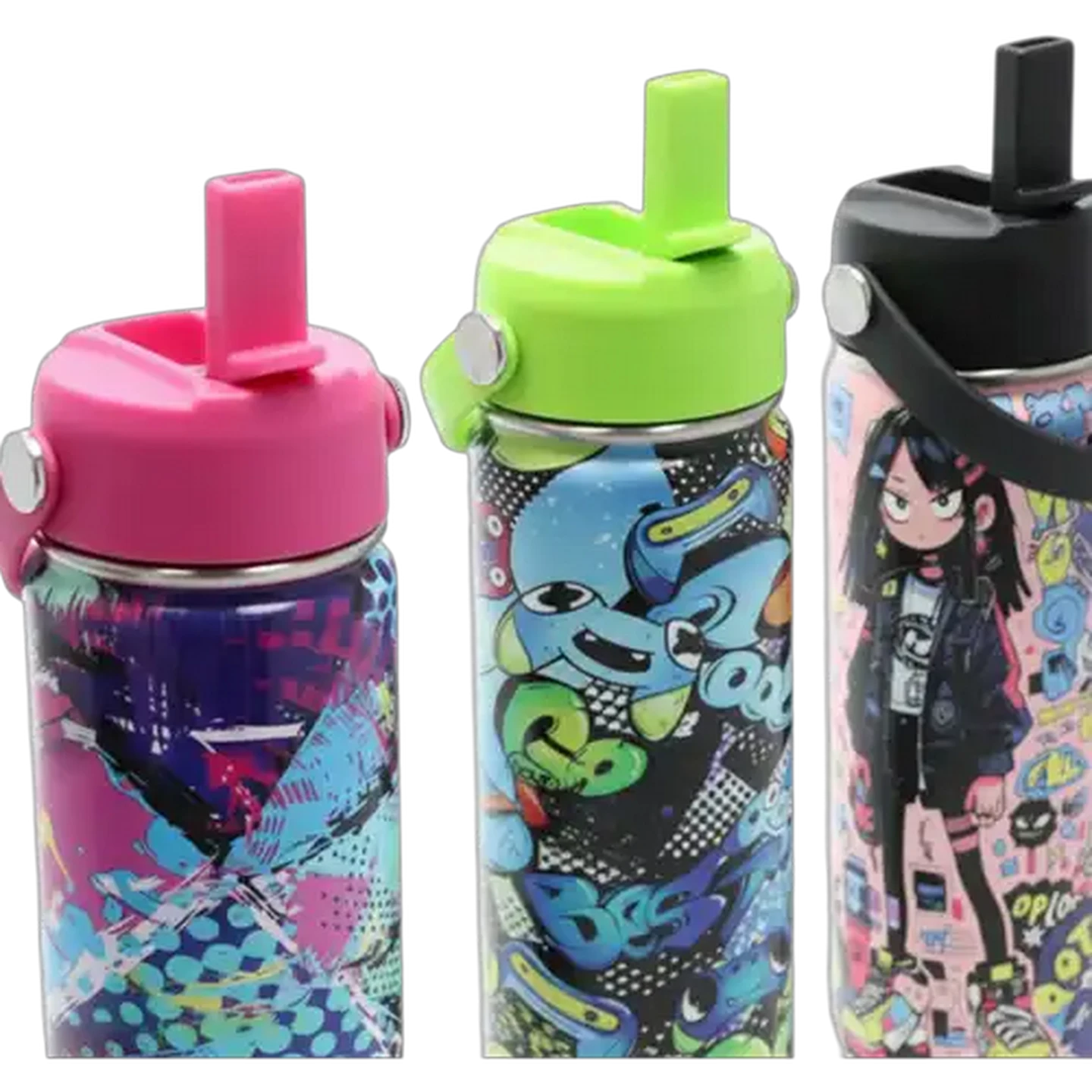 Image of Lumo Stainless Steel Double Wall Kids Sipper Cup 530ml (Design May Vary)