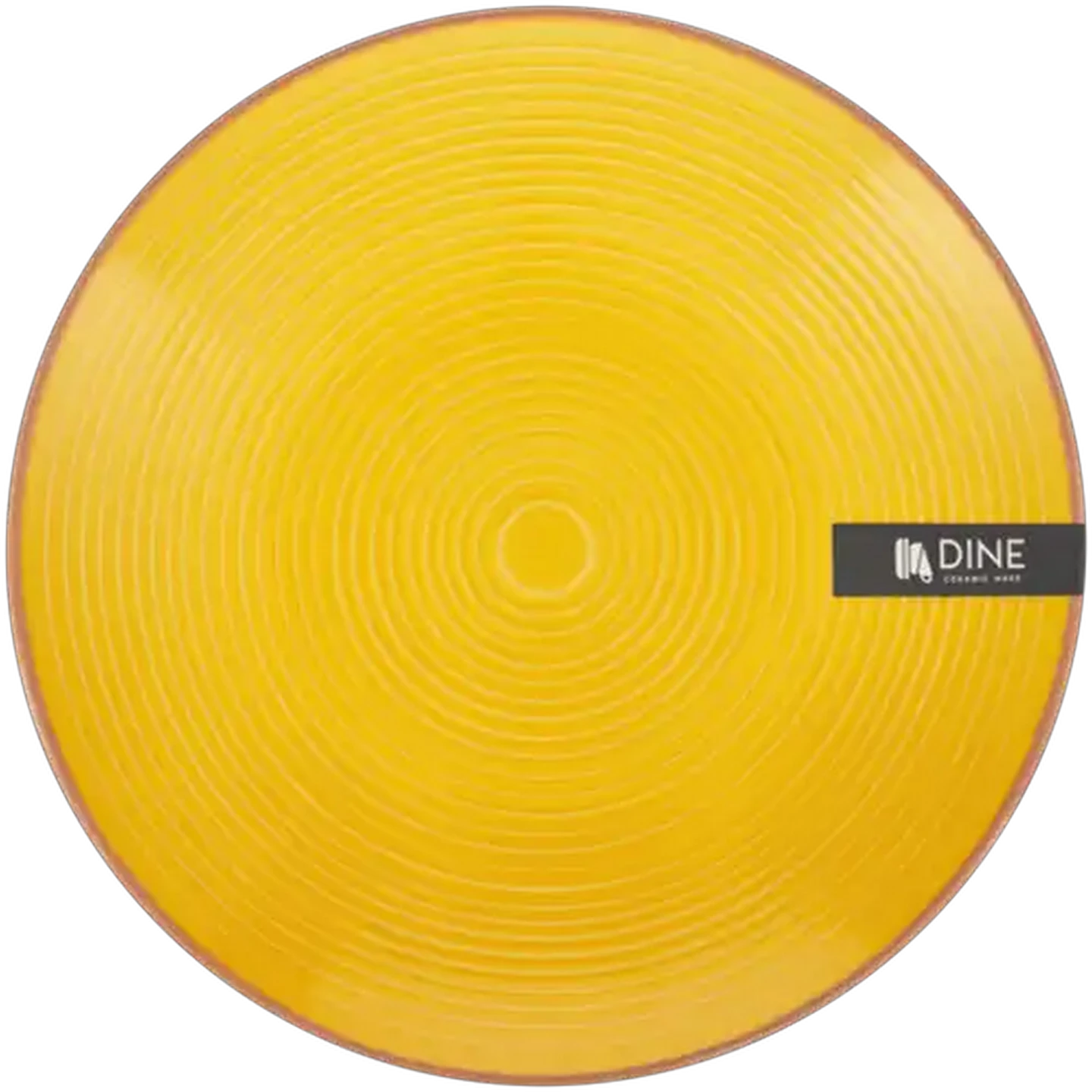 Image of Dine Ceramic Ware Tuscany Mustard Side Plate 21.2cm