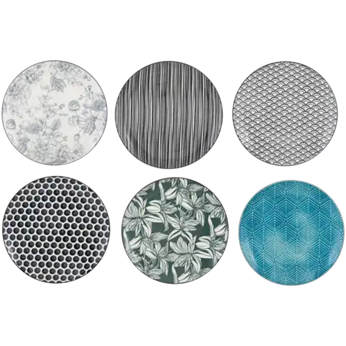 Image of Pad Printed Dinner Plate 26.5cm (Colour May Vary)