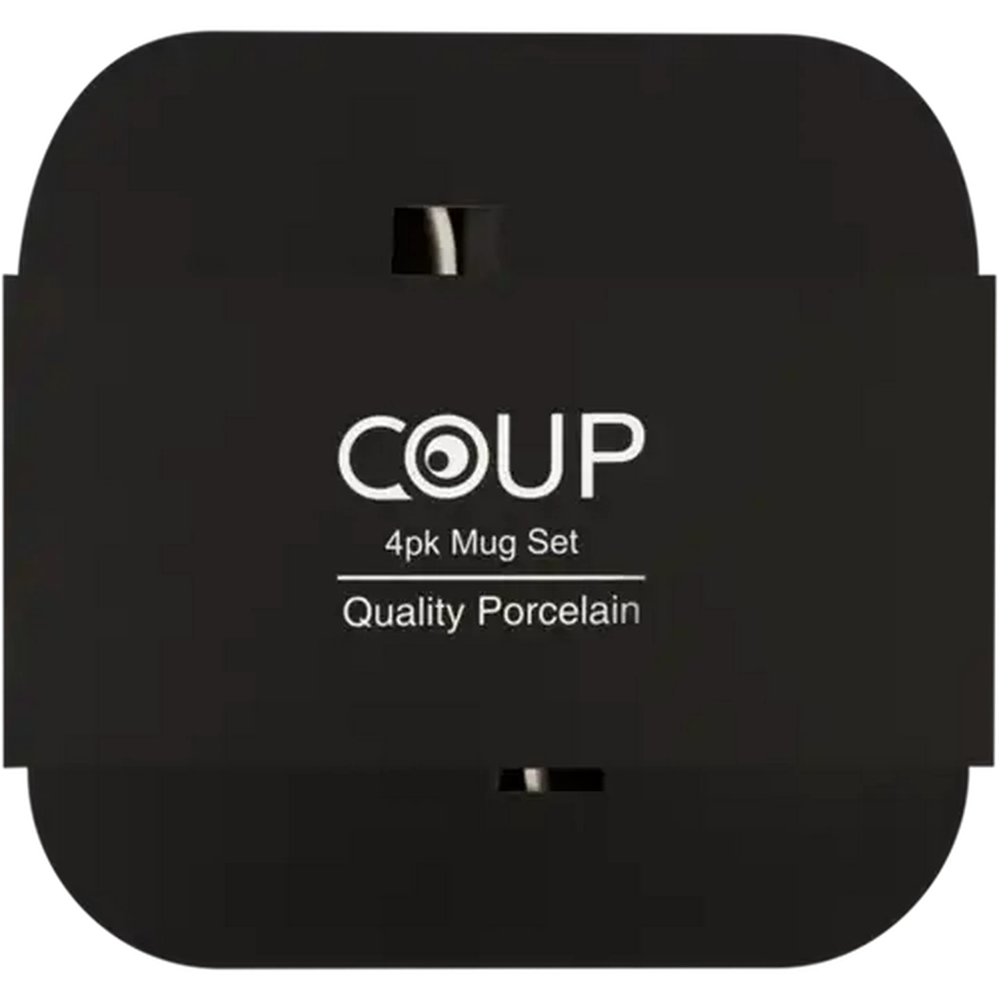 Image of Coup White Porcelain Mug Set 4-Pack