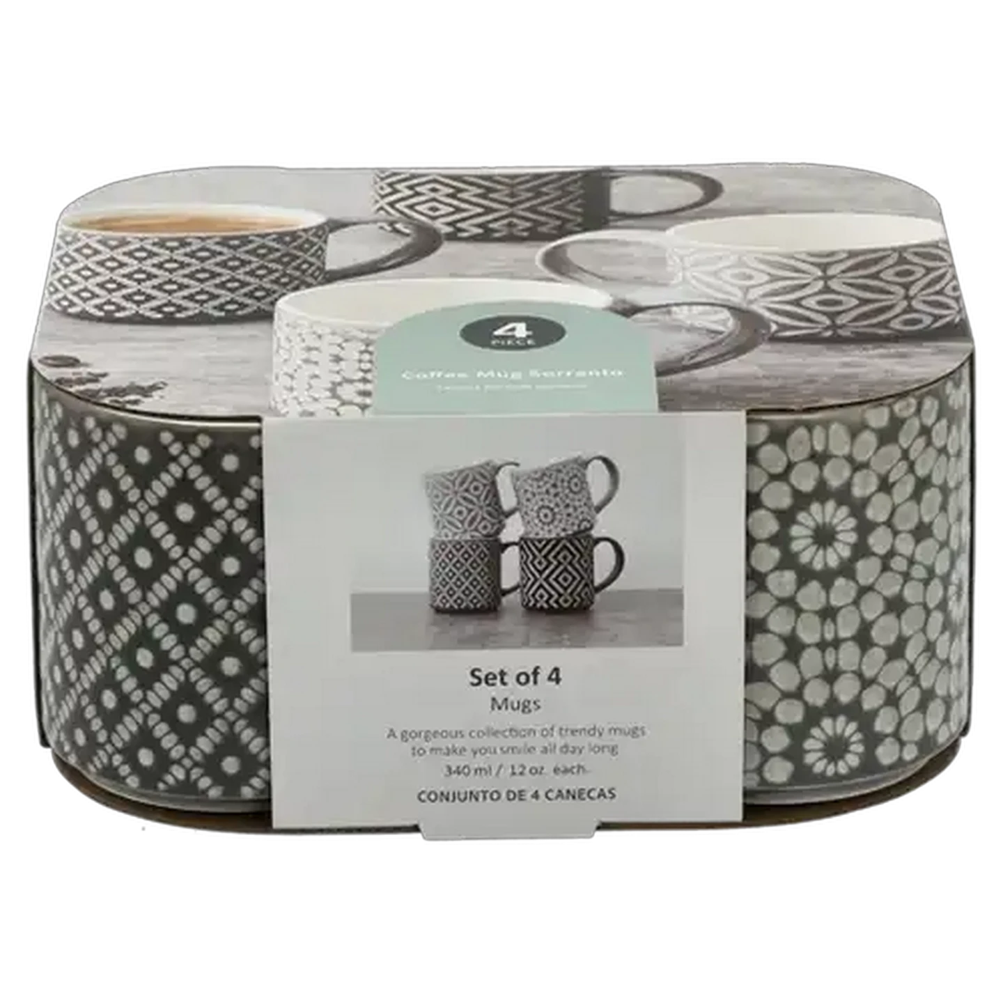 Image of Sorrento Coffee Mug 340ml 4-Pack