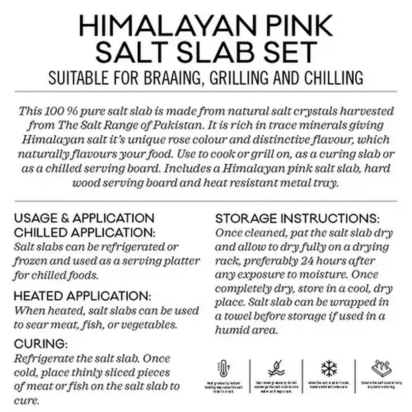 Image of Forage And Feast Himalayan Pink Salt Slab 3 Piece Set