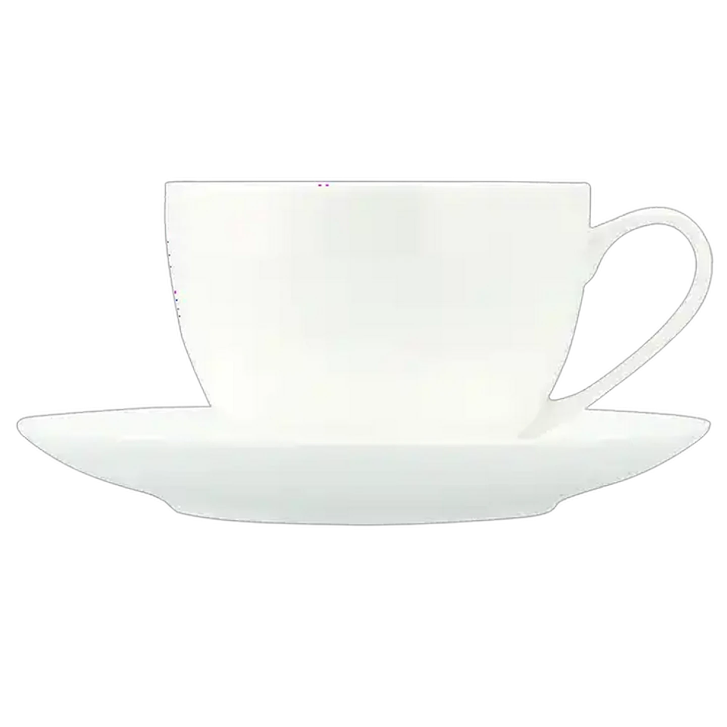 Image of Coupe White Cup & Saucer 220cc