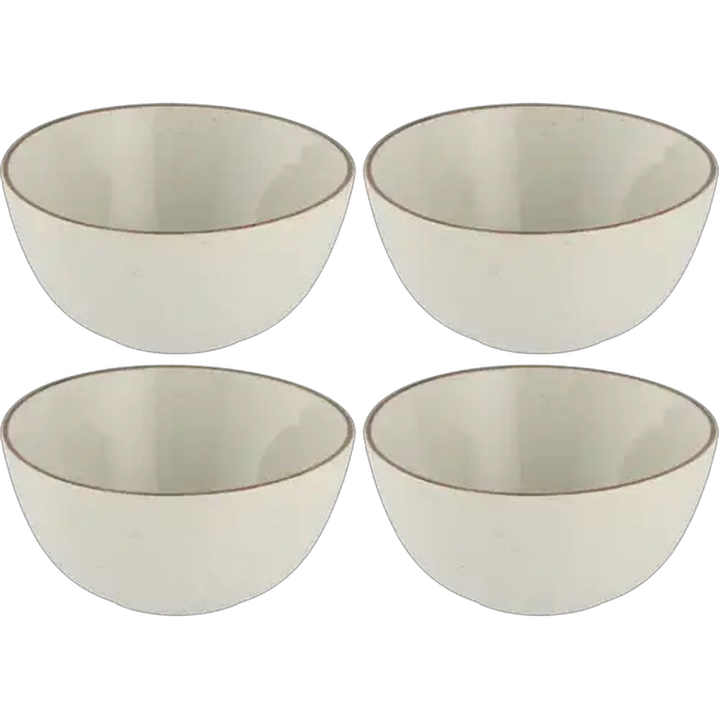 Image of Rustic Cream Bowl 15.5cm 4-Pack