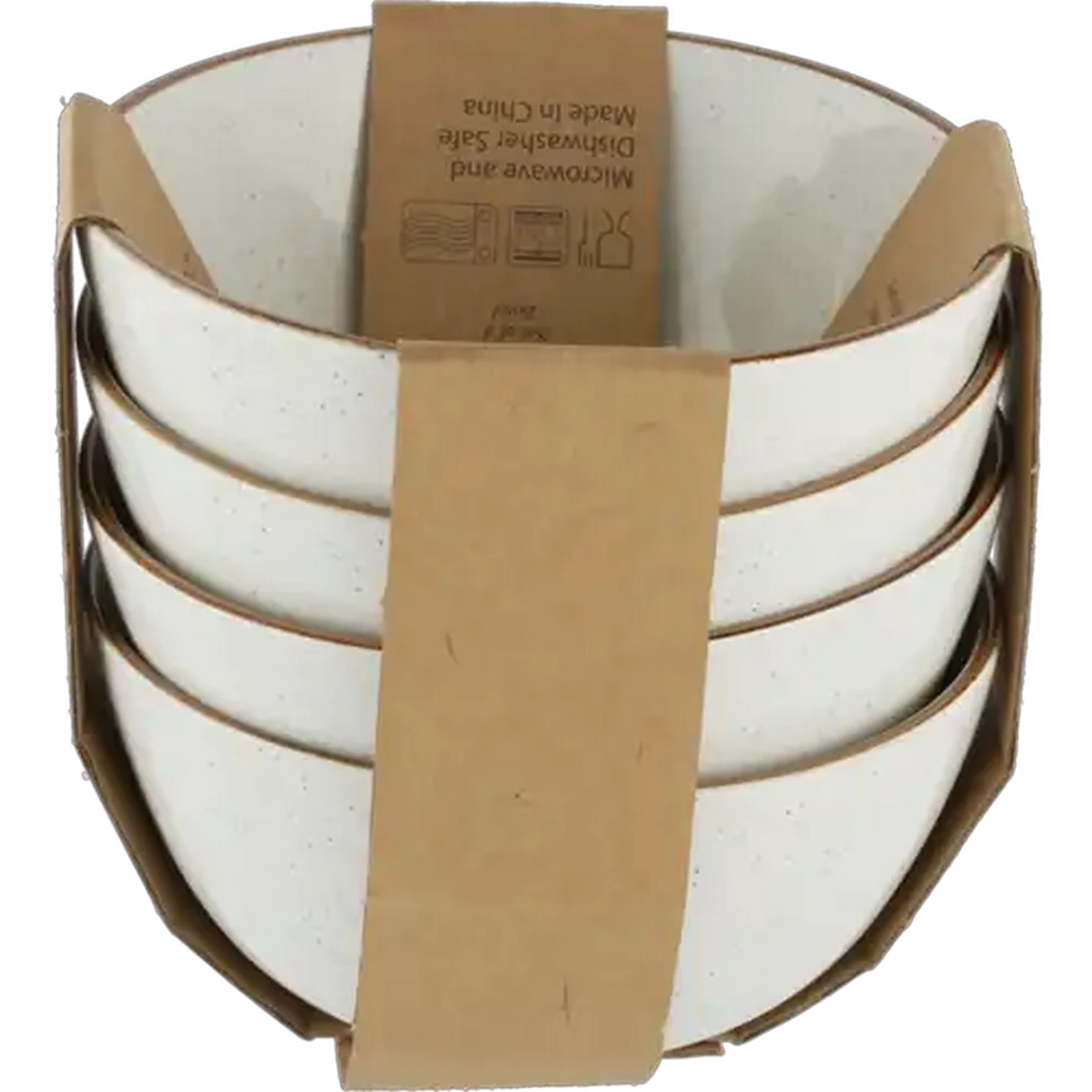 Image of Rustic Cream Bowl 15.5cm 4-Pack