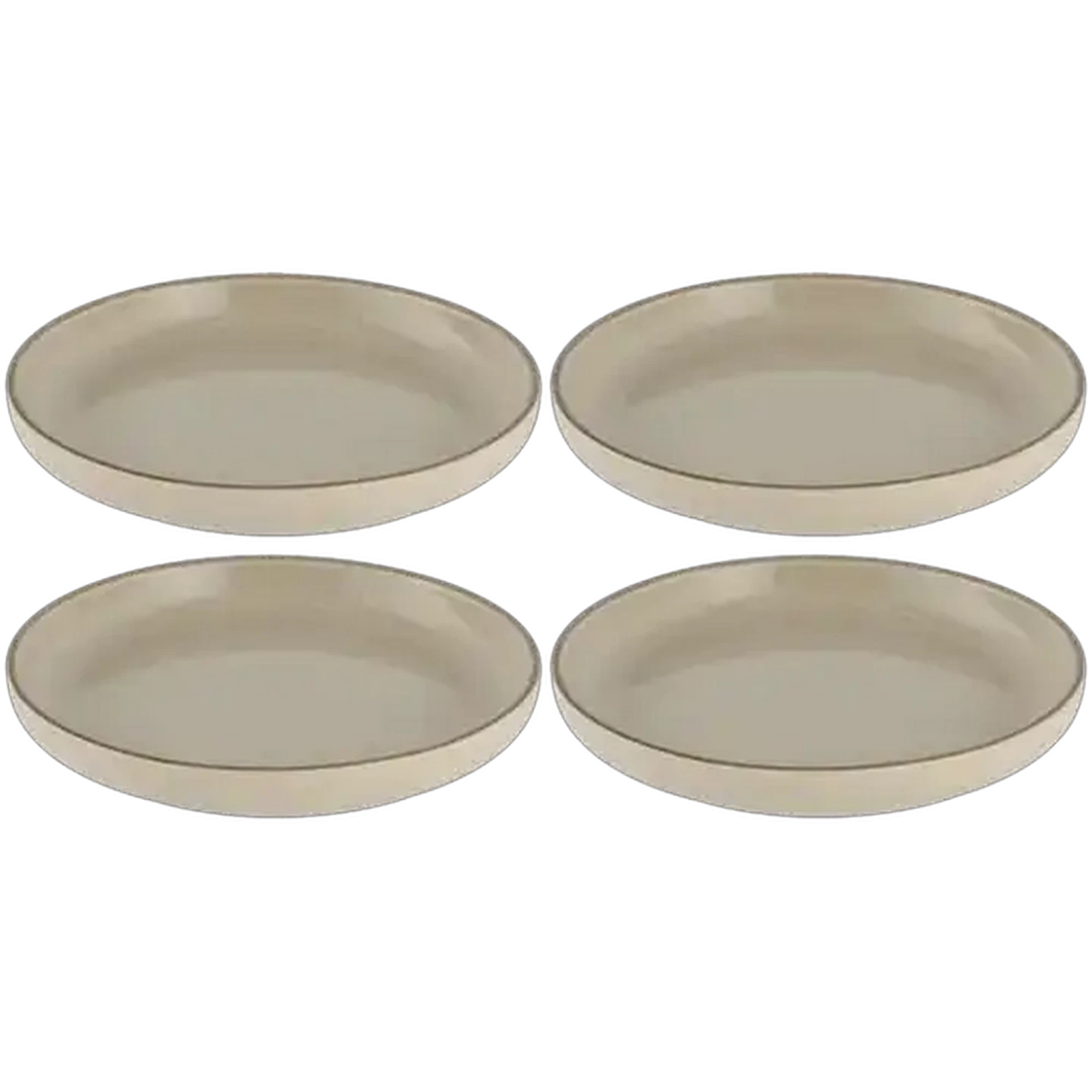 Image of Rustic Linen Side Plate 21cm 4-Pack