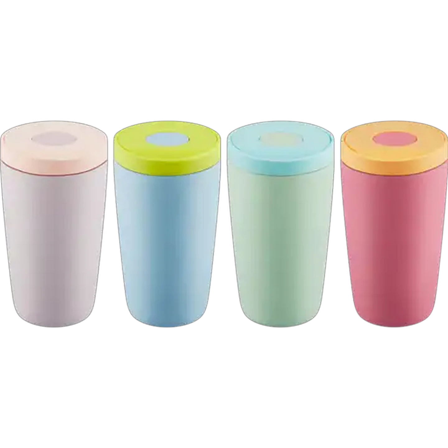 Image of Vibrant Press Travel Mug 350ml (Colour May Vary)