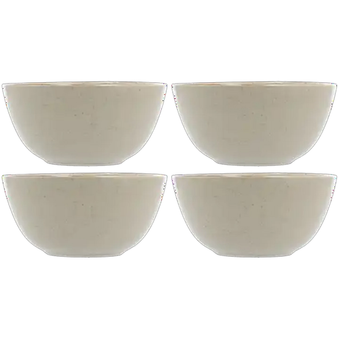 Image of Rustic Linen Bowl 15.5cm 4-Pack