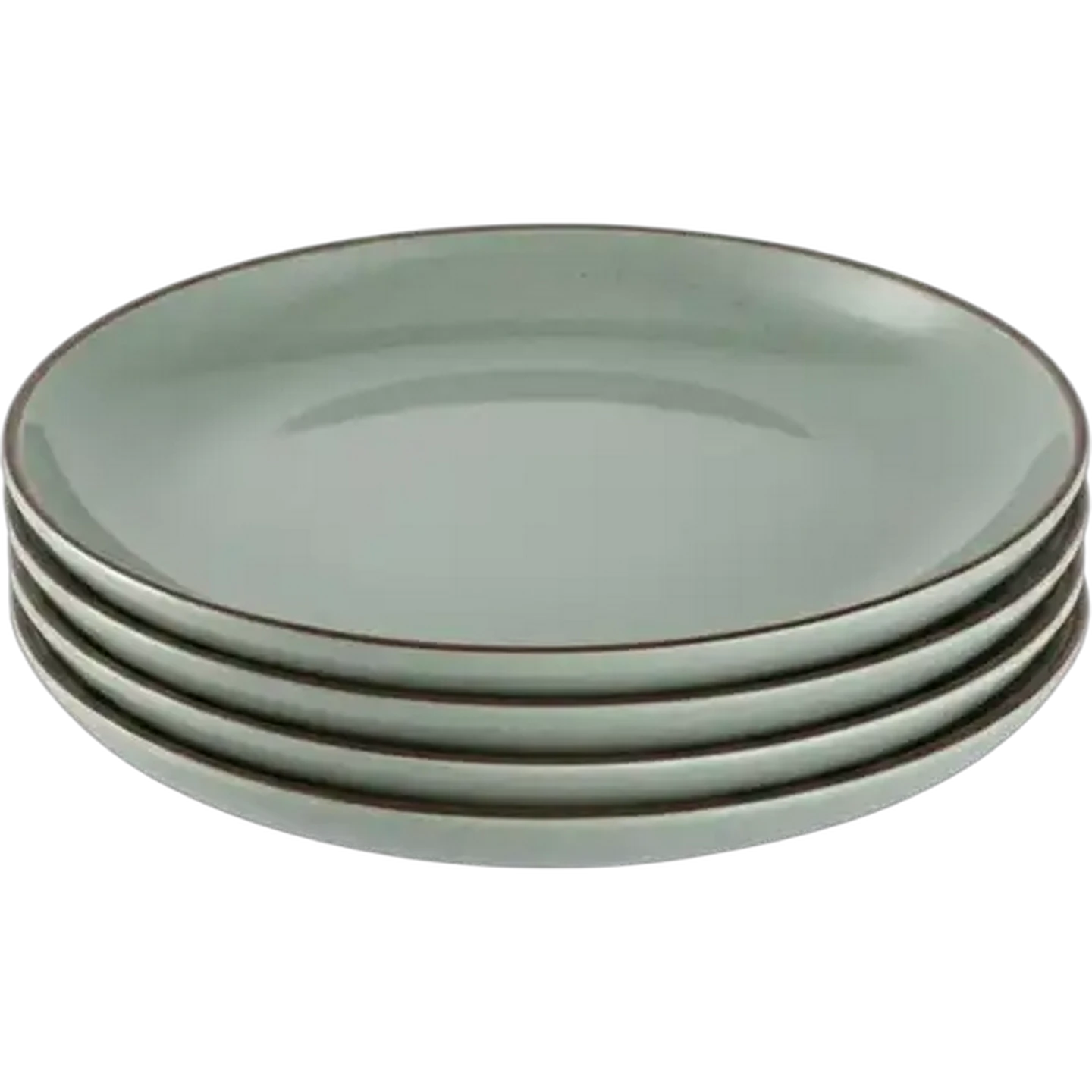 Image of Rustic Green Dinner Plate 26.7cm 4-Pack