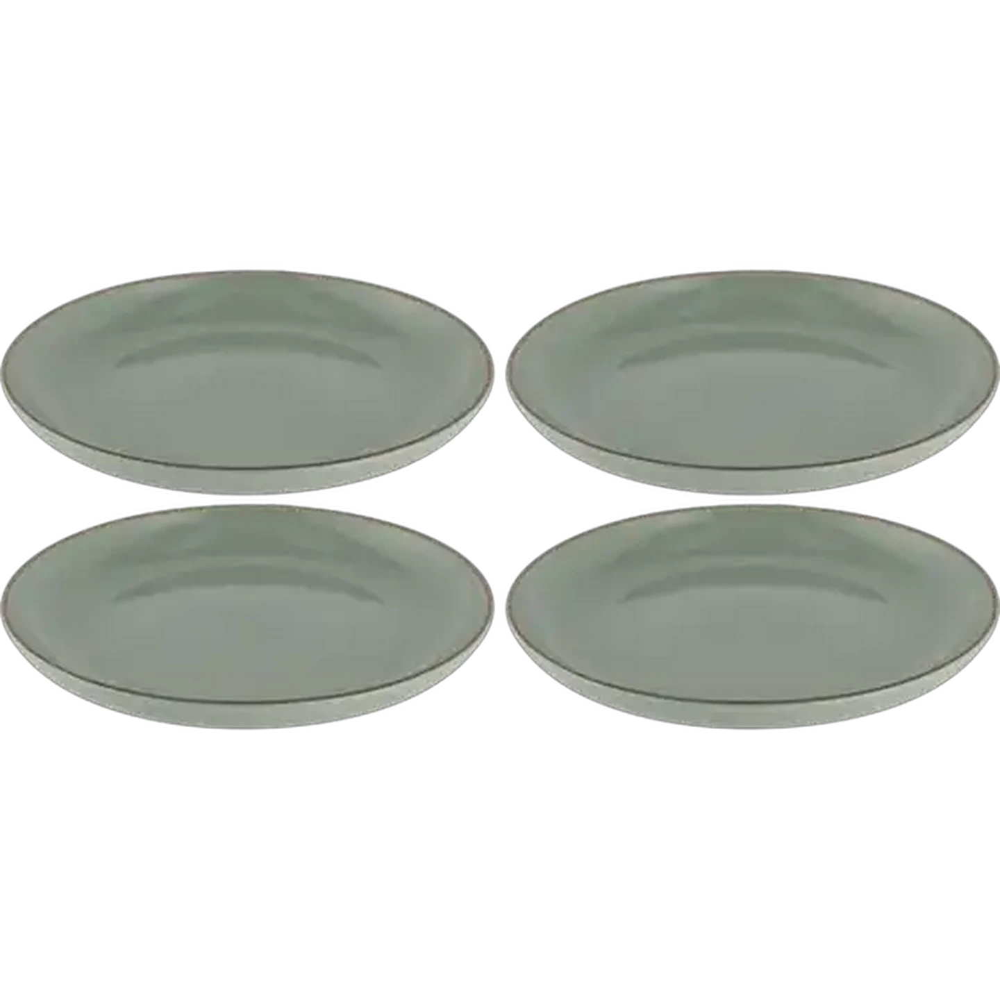 Image of Rustic Green Dinner Plate 26.7cm 4-Pack