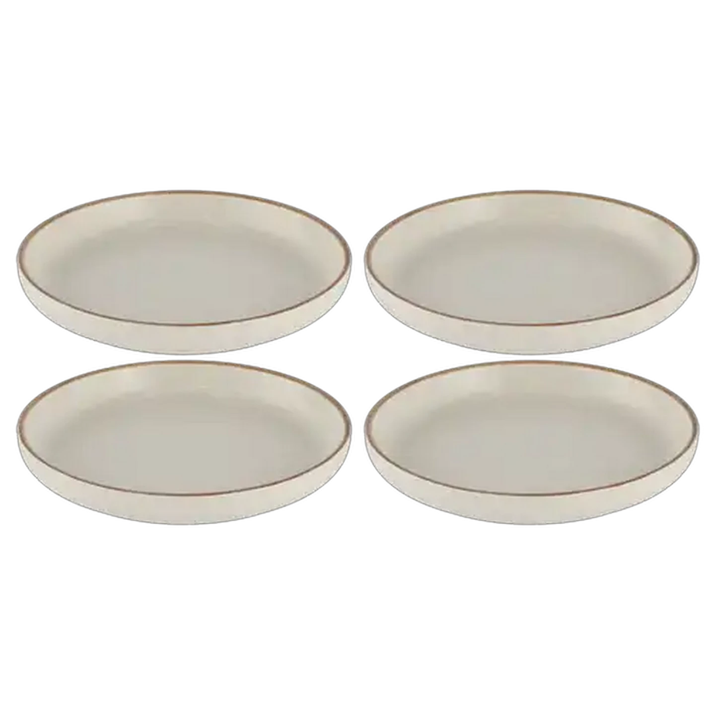 Image of Rustic Cream Side Plate 21cm 4-Pack