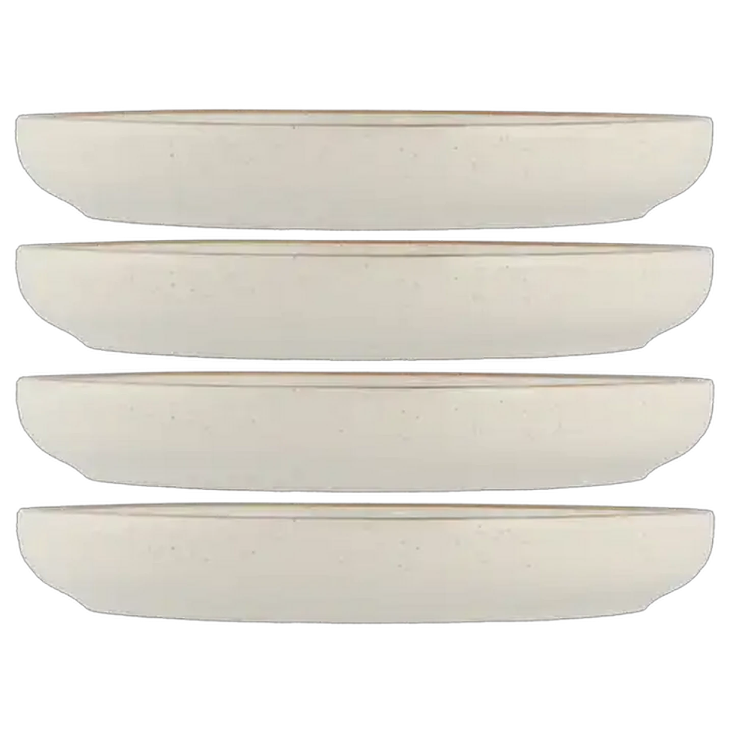 Image of Rustic Cream Side Plate 21cm 4-Pack
