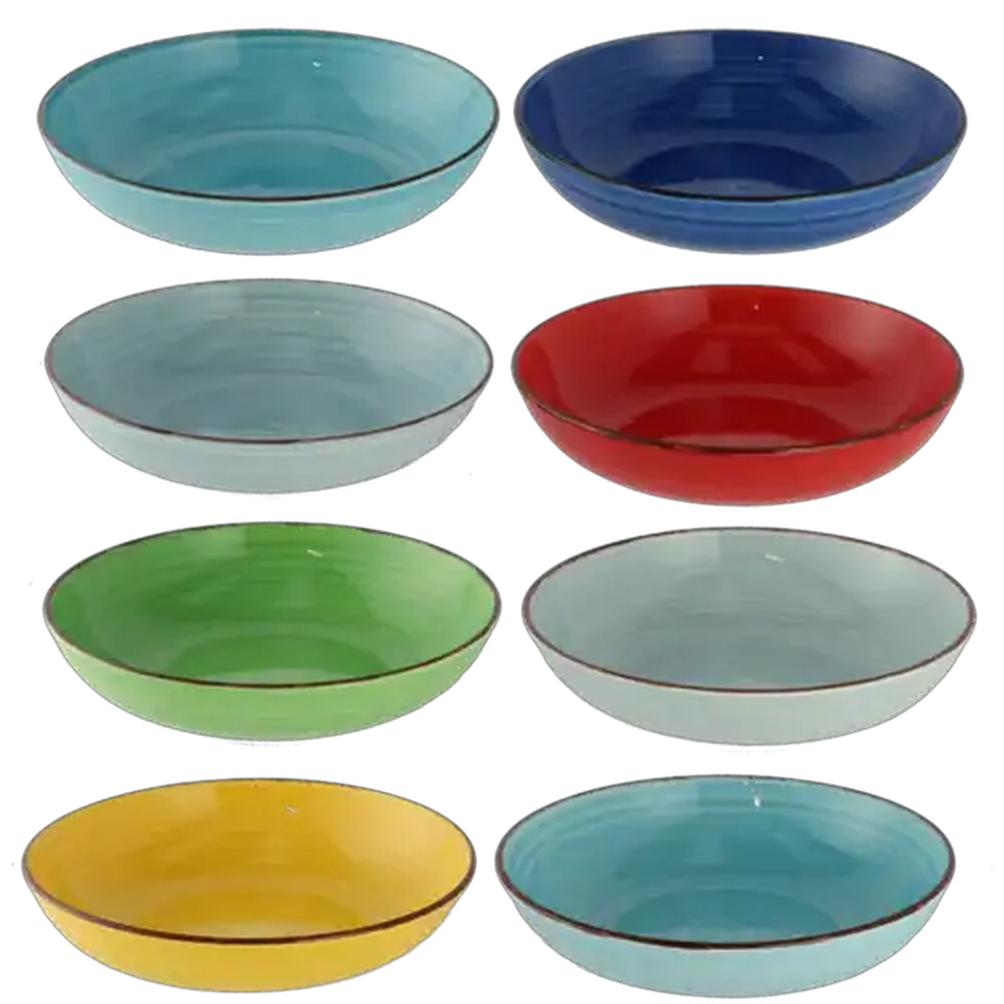 Image of Kaleidoscope Bowl 21.7cm 4-Pack (Colour May Vary)