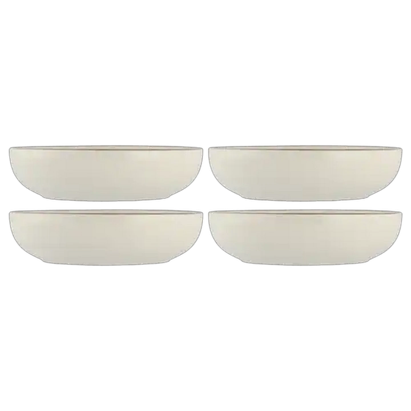 Image of Rustic Cream Cereal Bowl 21cm 4-Pack