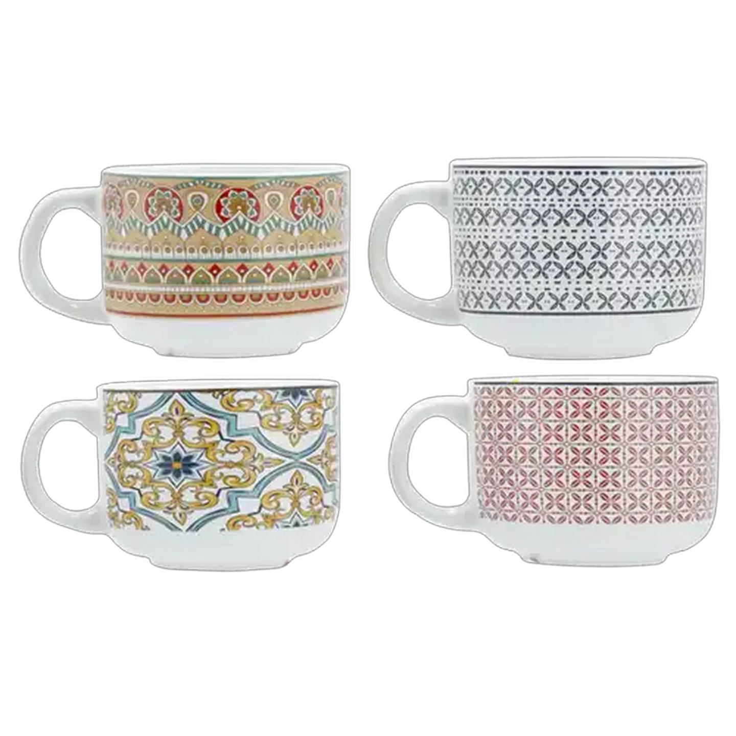 Image of Pad Print Mix Soup Mug 690ml (Design May Vary)