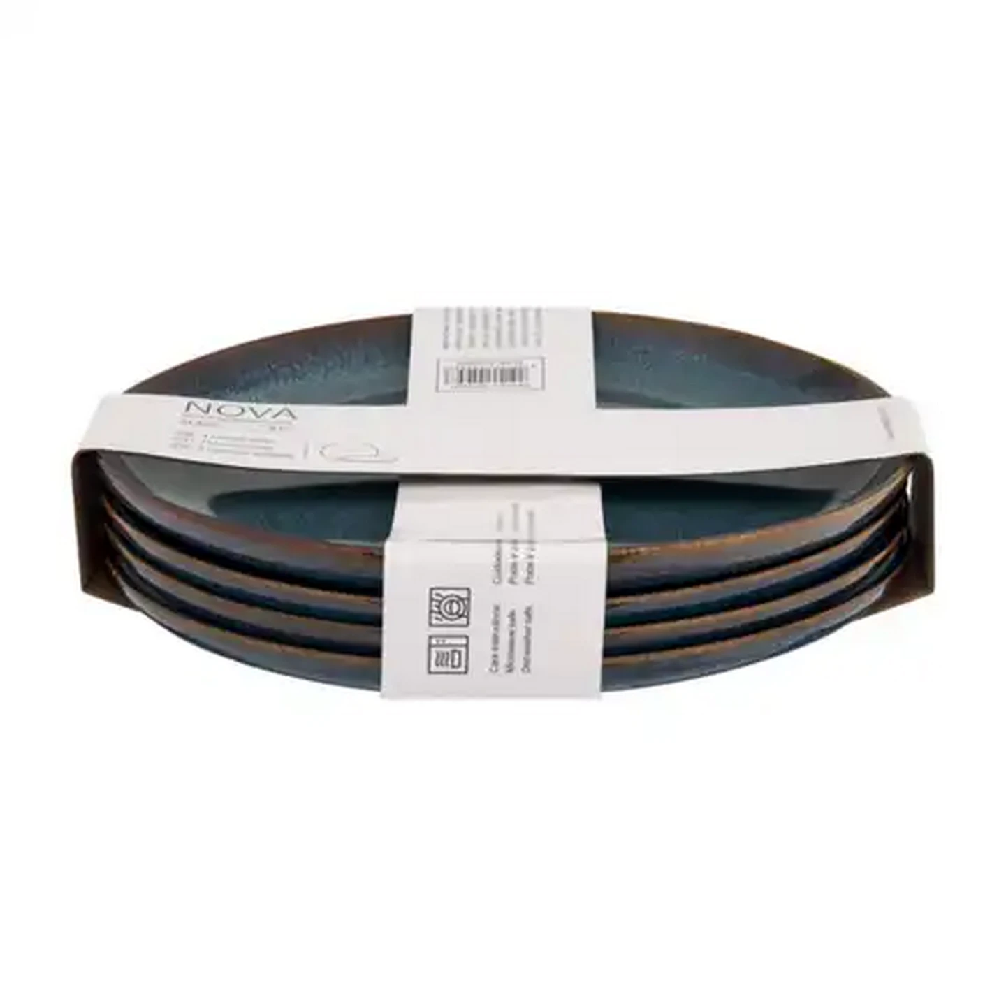 Image of Nova Blue Dinner Plates 4-Pack