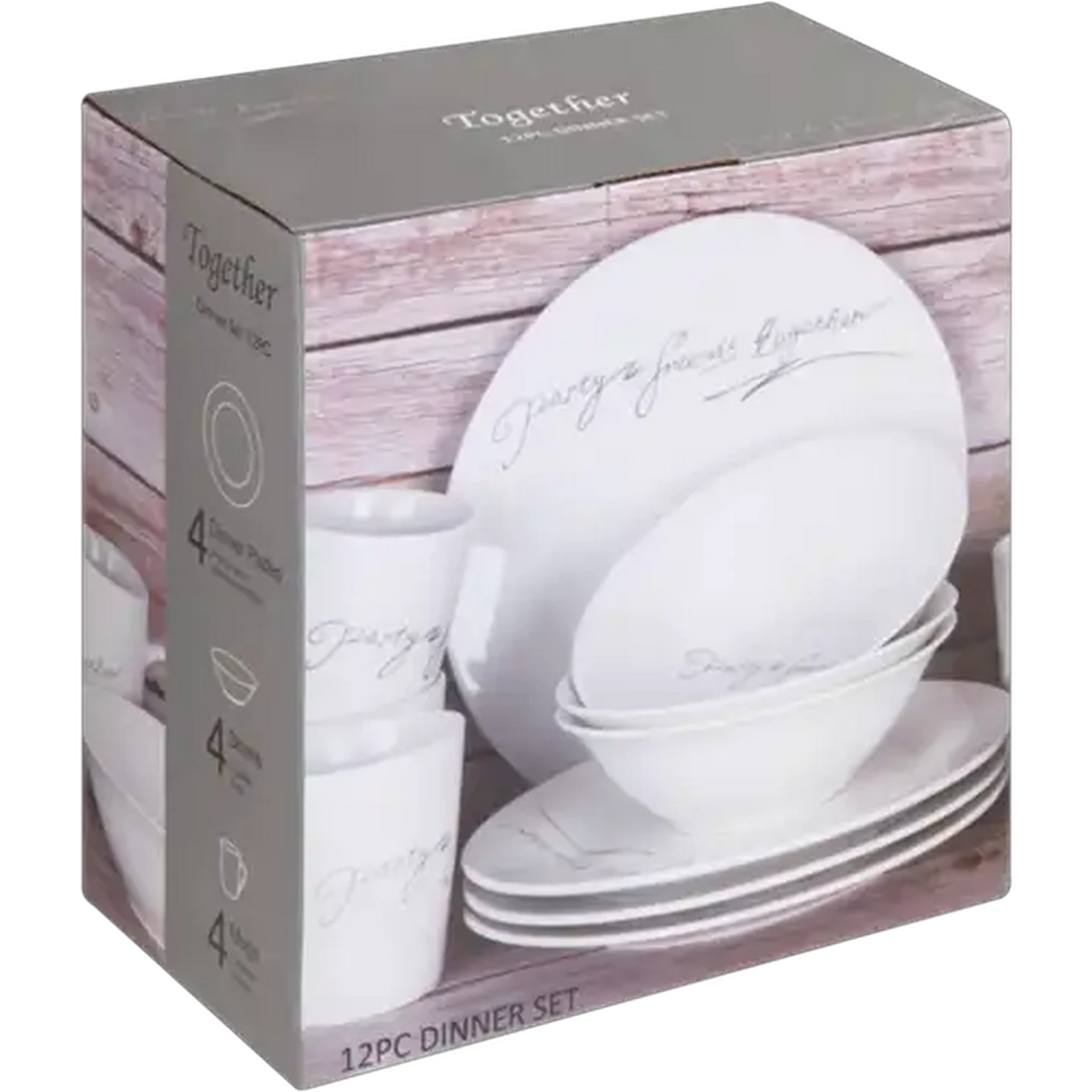 Image of Party Friends Together Dinner Set 12 Piece