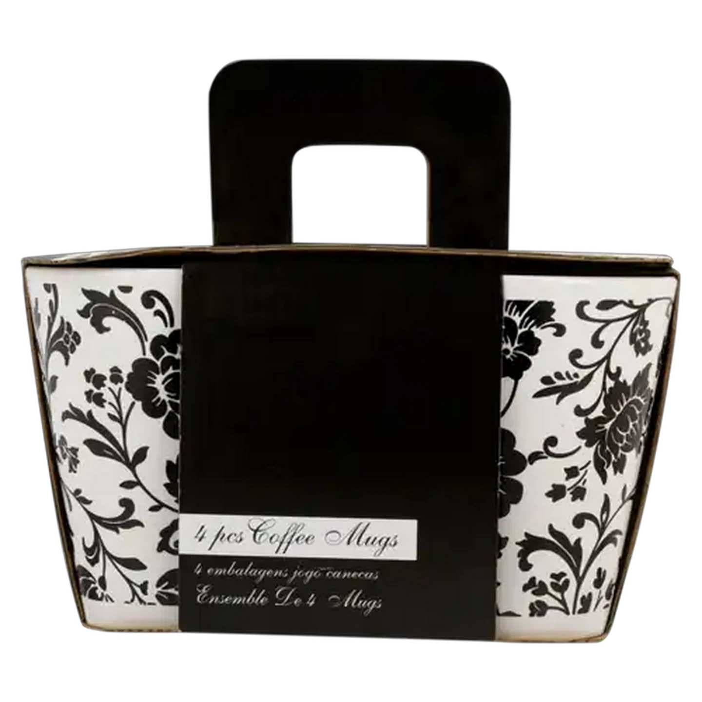 Image of Floral Coffee Mug Set 4 Piece