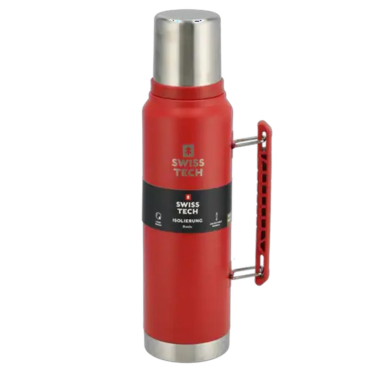 Checkers Sixty60 | SWISS+TECH Red Double Wall Flask Bottle 1182ml