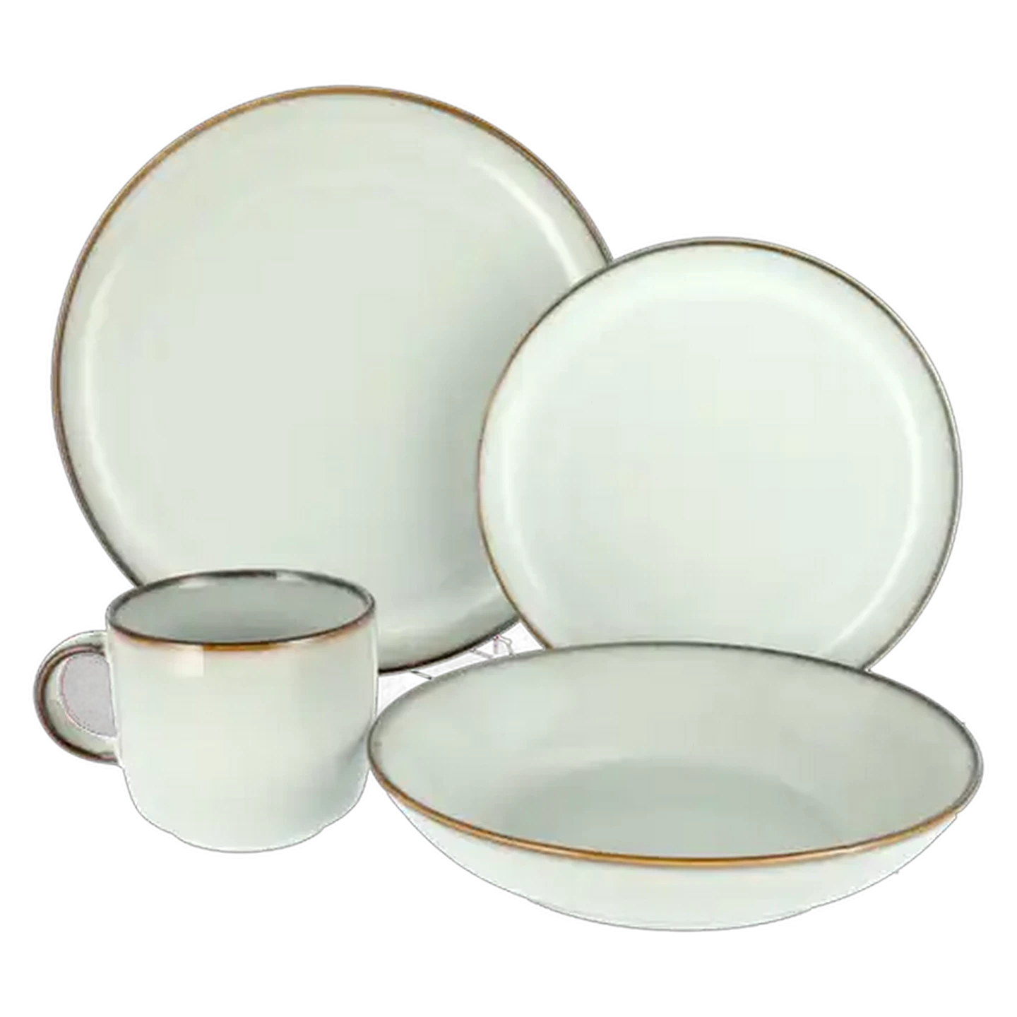 Image of Delicious Stoneware Dinner Set 16 piece