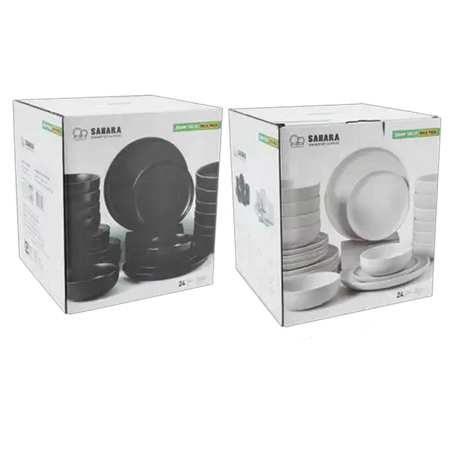 Image of Hyper Value Sahara Dinner Set 24-Piece (Colour May Vary)