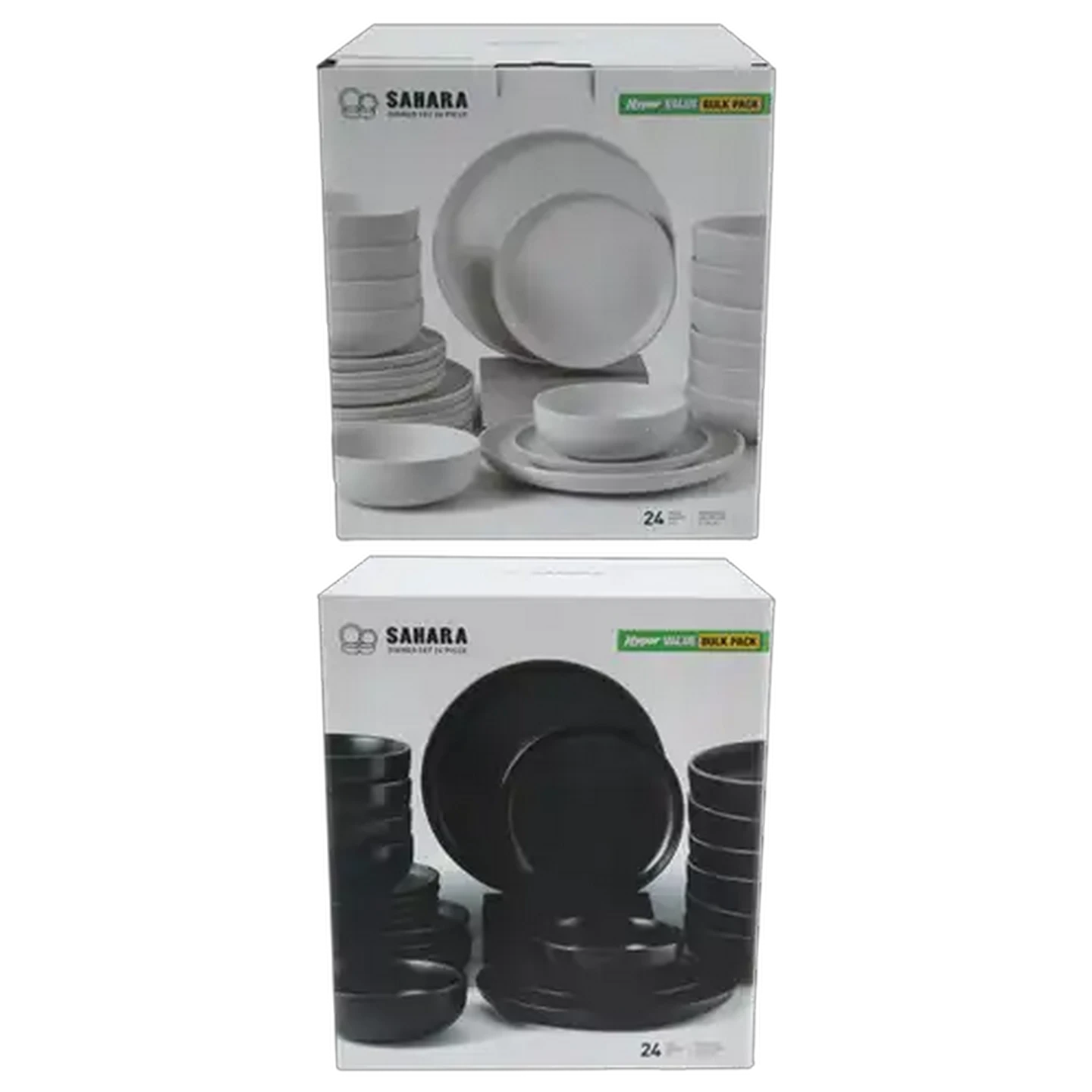 Image of Hyper Value Sahara Dinner Set 24-Piece (Colour May Vary)