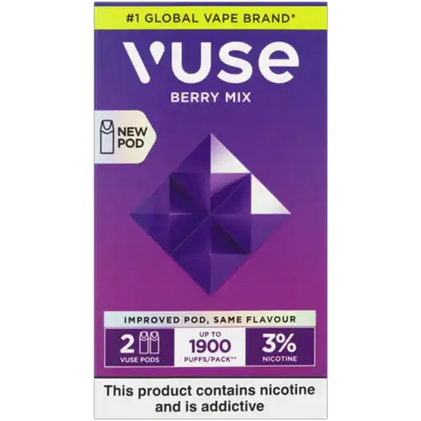 Image of Vuse ePod Berry Mix 3% eLiquid Pods 2 x 2ml (Non-Refundable. Non-Returnable.)