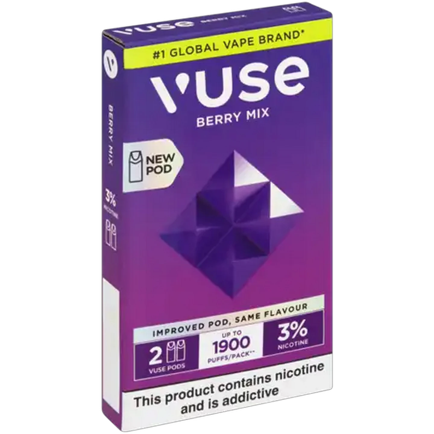 Image of Vuse ePod Berry Mix 3% eLiquid Pods 2 x 2ml (Non-Refundable. Non-Returnable.)