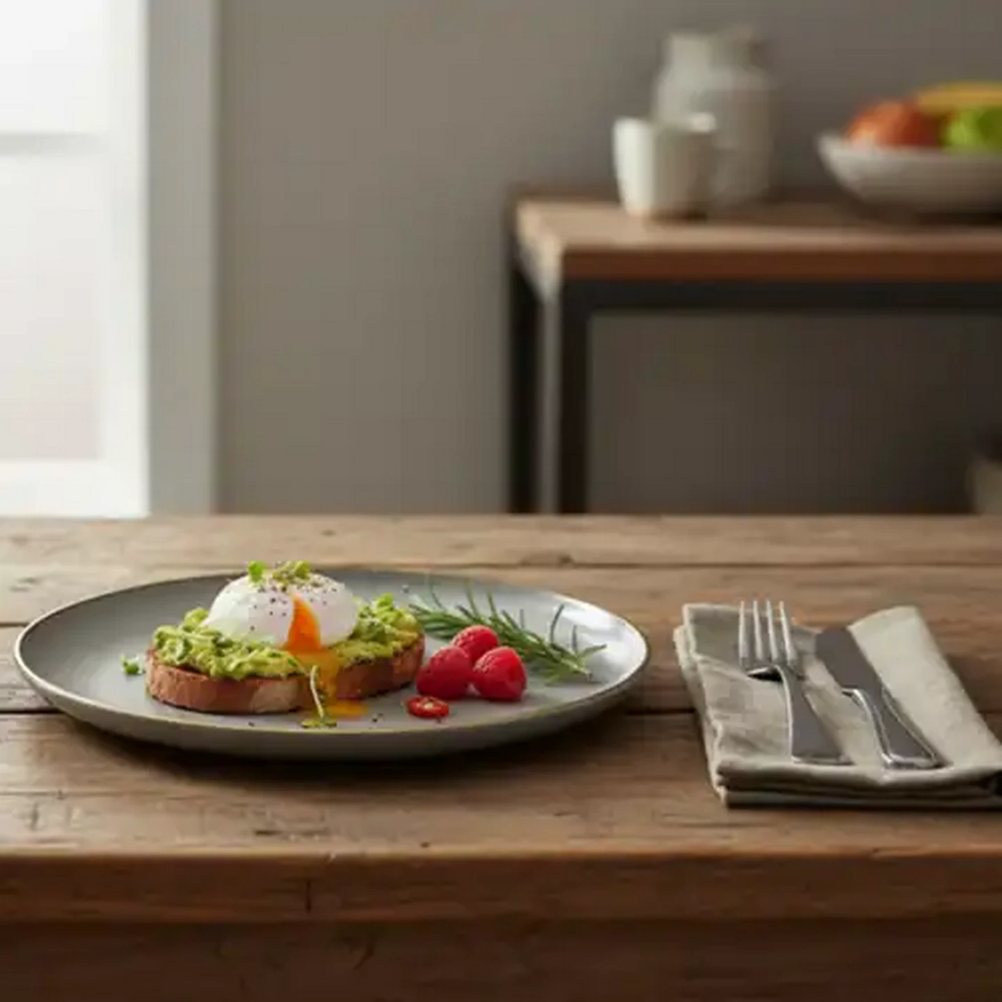Image of Gold Rim Dinner Plate 26cm