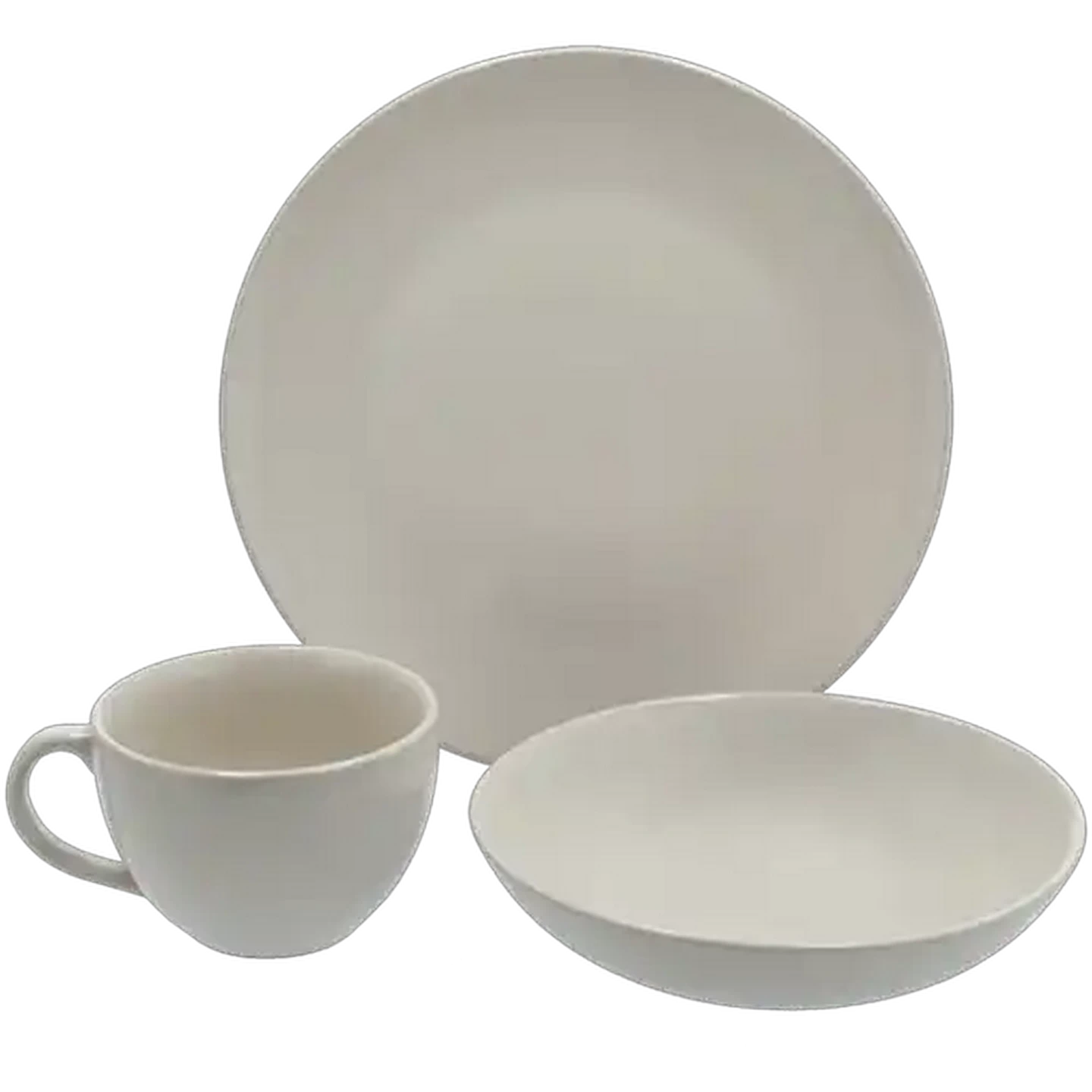 Image of Argyle White Dinner Set 12-Piece