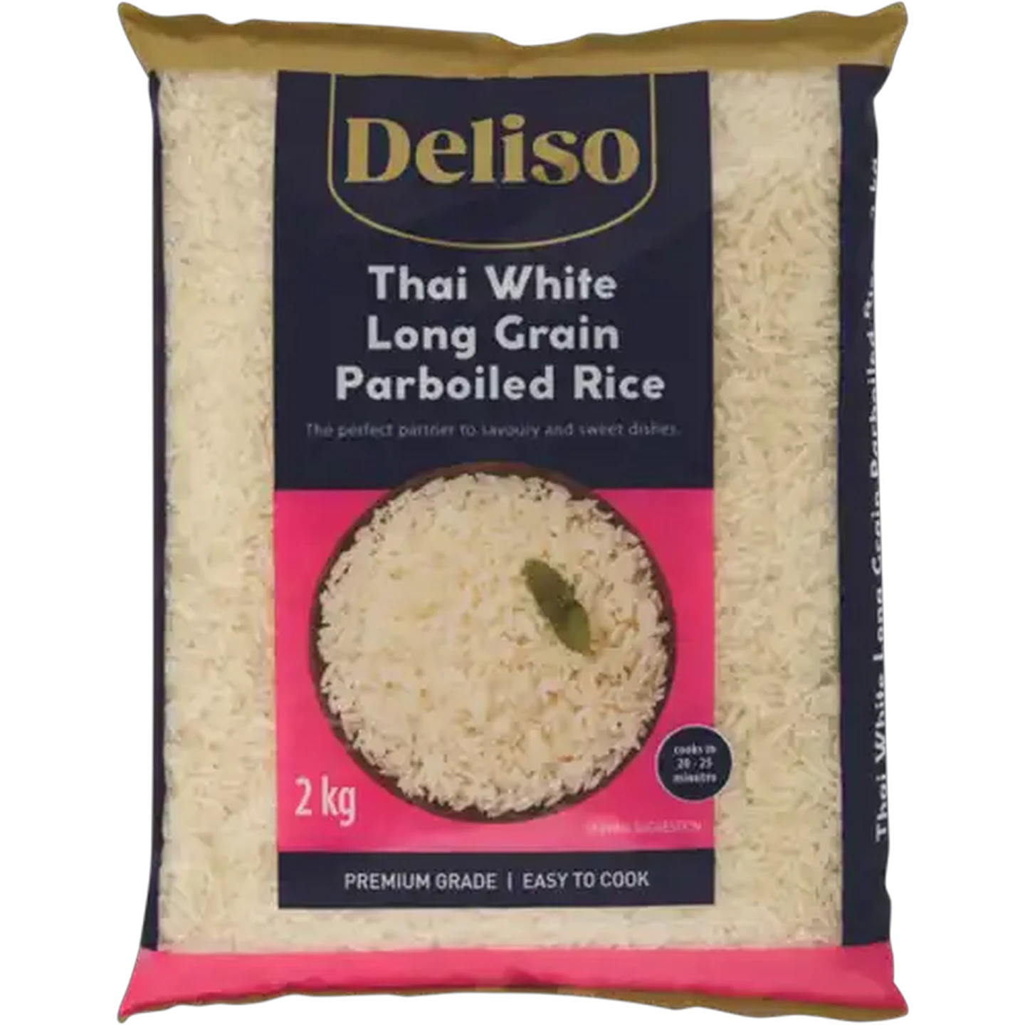 Image of Deliso Thai White Long Grained Parboiled Rice 2kg