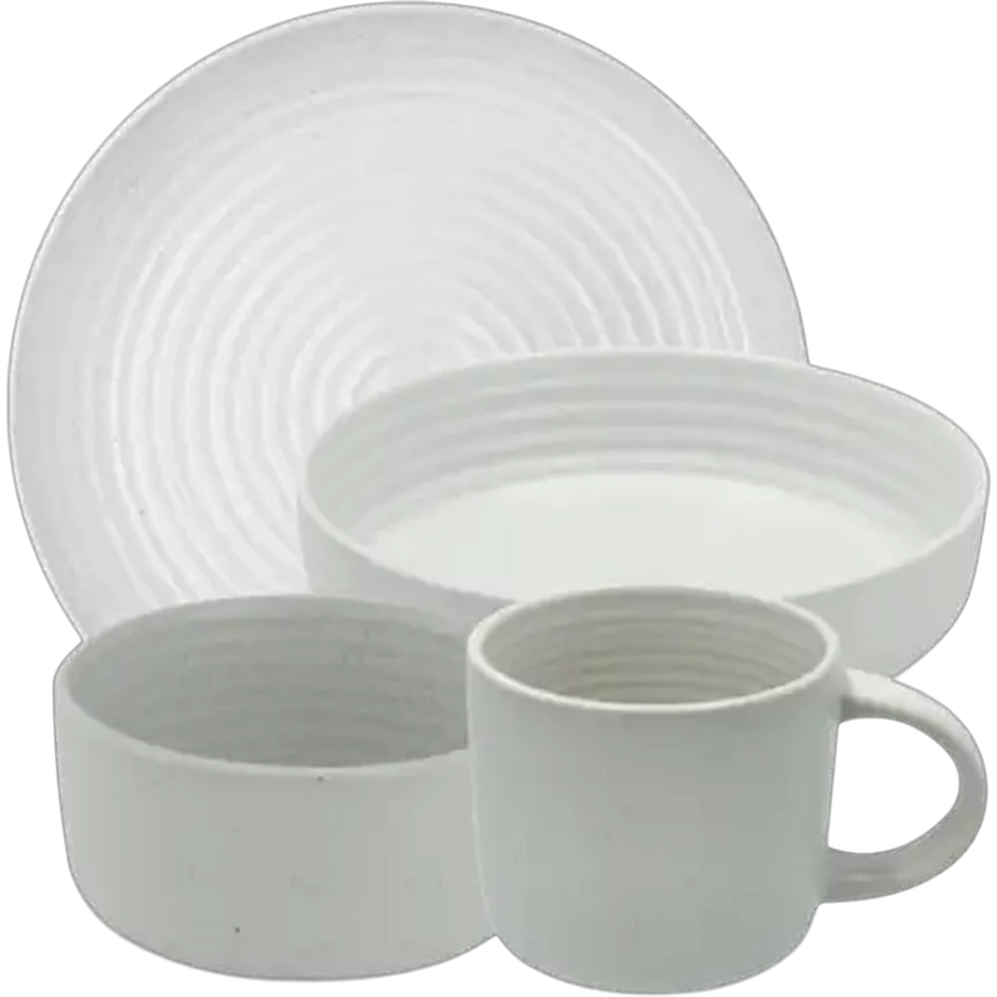 Image of Ribbed Dinner Plate 26.3cm